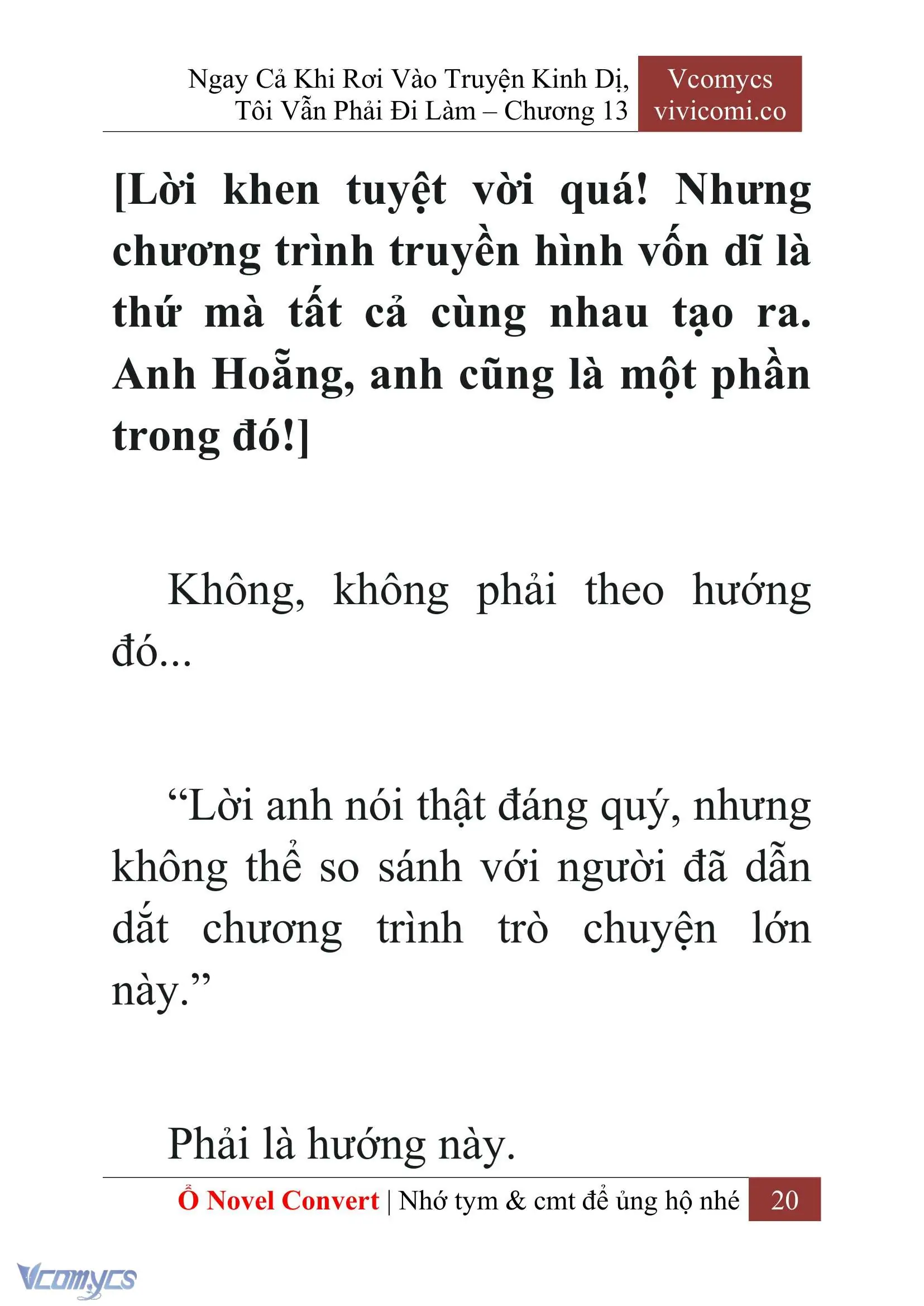 [Novel] Ngay Cả Khi Rơi Vào Truyện Kinh Dị, Tôi Vẫn Phải Đi Làm Chapter 13 - Trang 22