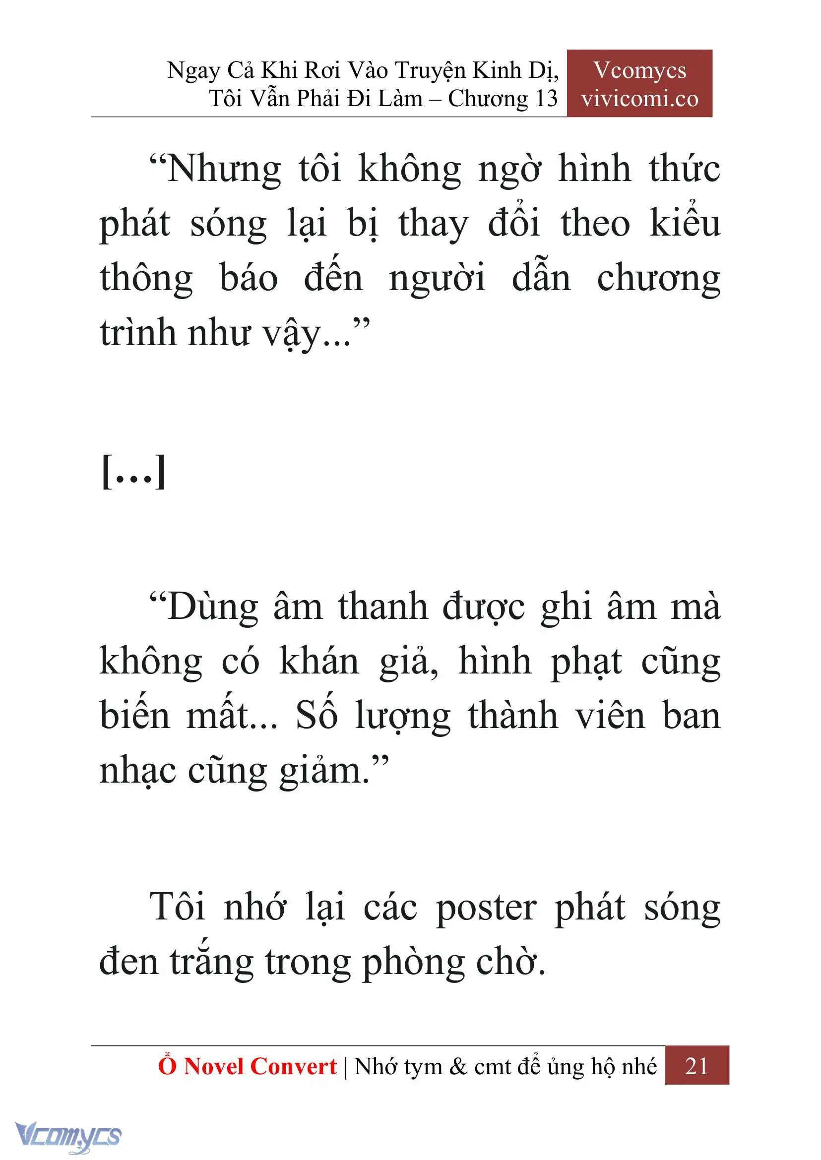 [Novel] Ngay Cả Khi Rơi Vào Truyện Kinh Dị, Tôi Vẫn Phải Đi Làm Chapter 13 - Trang 23