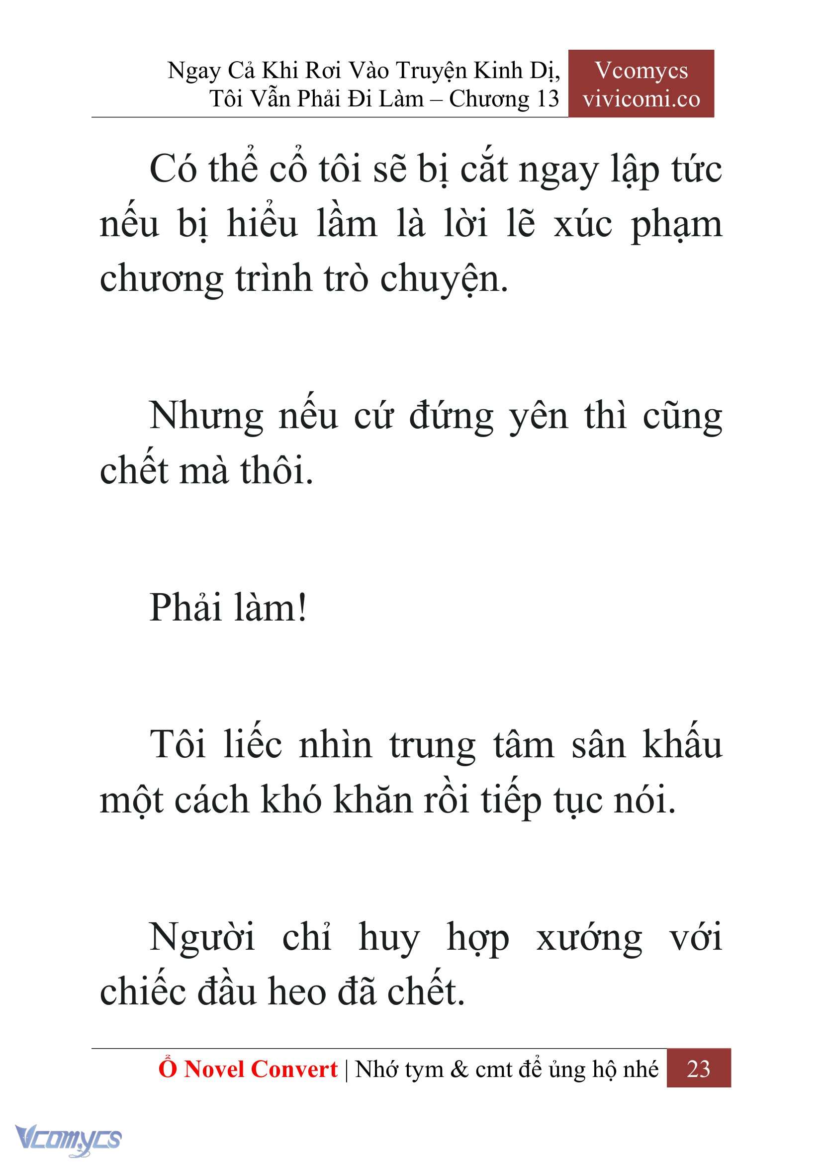[Novel] Ngay Cả Khi Rơi Vào Truyện Kinh Dị, Tôi Vẫn Phải Đi Làm Chapter 13 - Trang 25