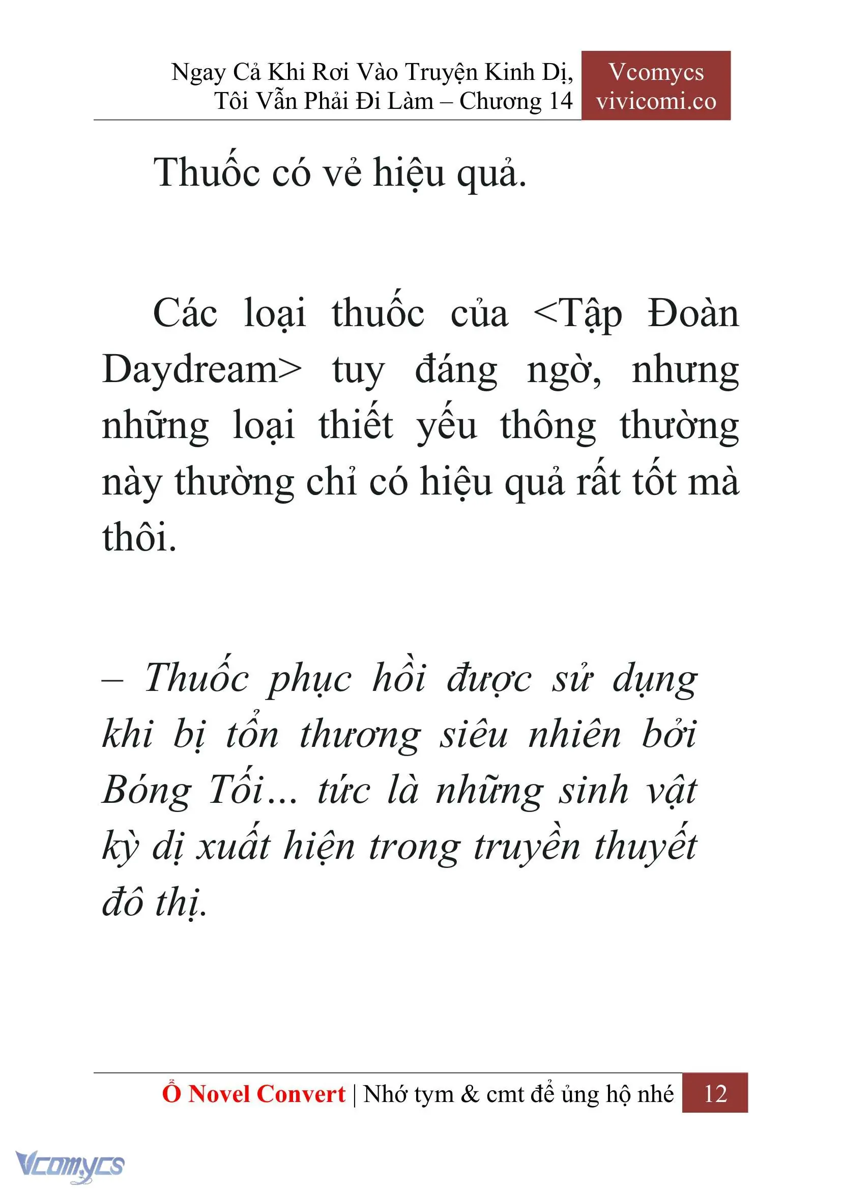 [Novel] Ngay Cả Khi Rơi Vào Truyện Kinh Dị, Tôi Vẫn Phải Đi Làm Chapter 14 - Trang 15
