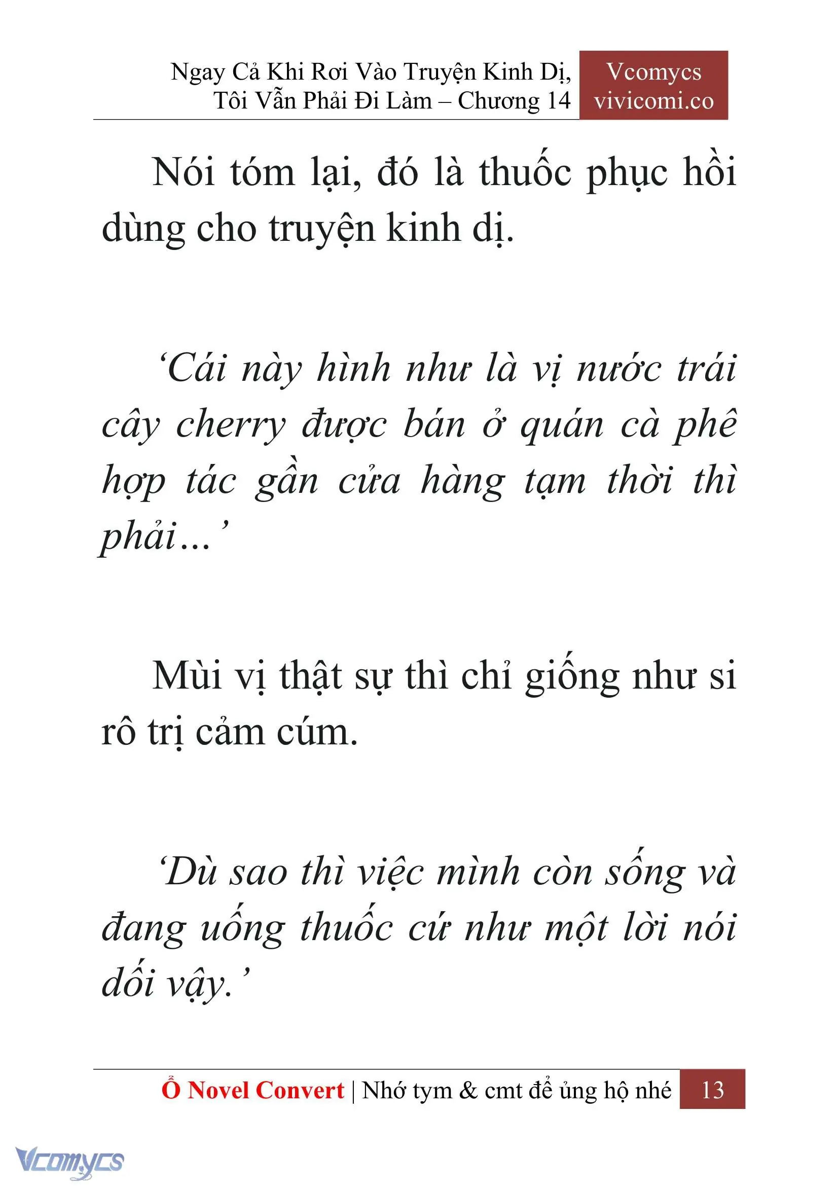 [Novel] Ngay Cả Khi Rơi Vào Truyện Kinh Dị, Tôi Vẫn Phải Đi Làm Chapter 14 - Trang 16
