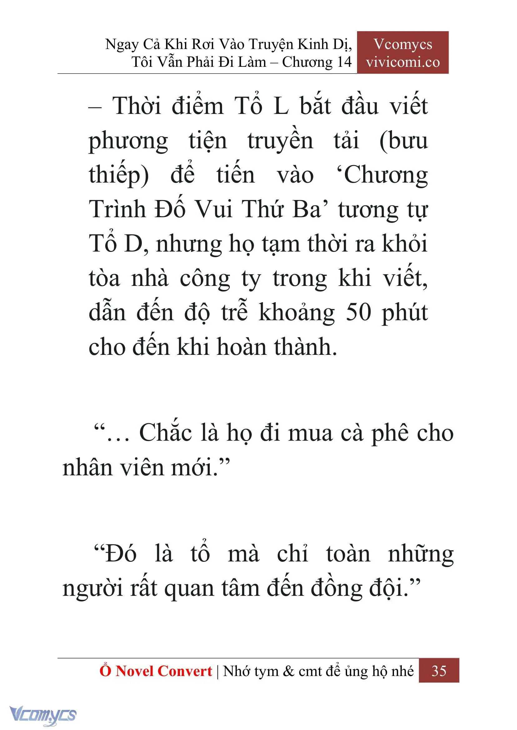 [Novel] Ngay Cả Khi Rơi Vào Truyện Kinh Dị, Tôi Vẫn Phải Đi Làm Chapter 14 - Trang 38