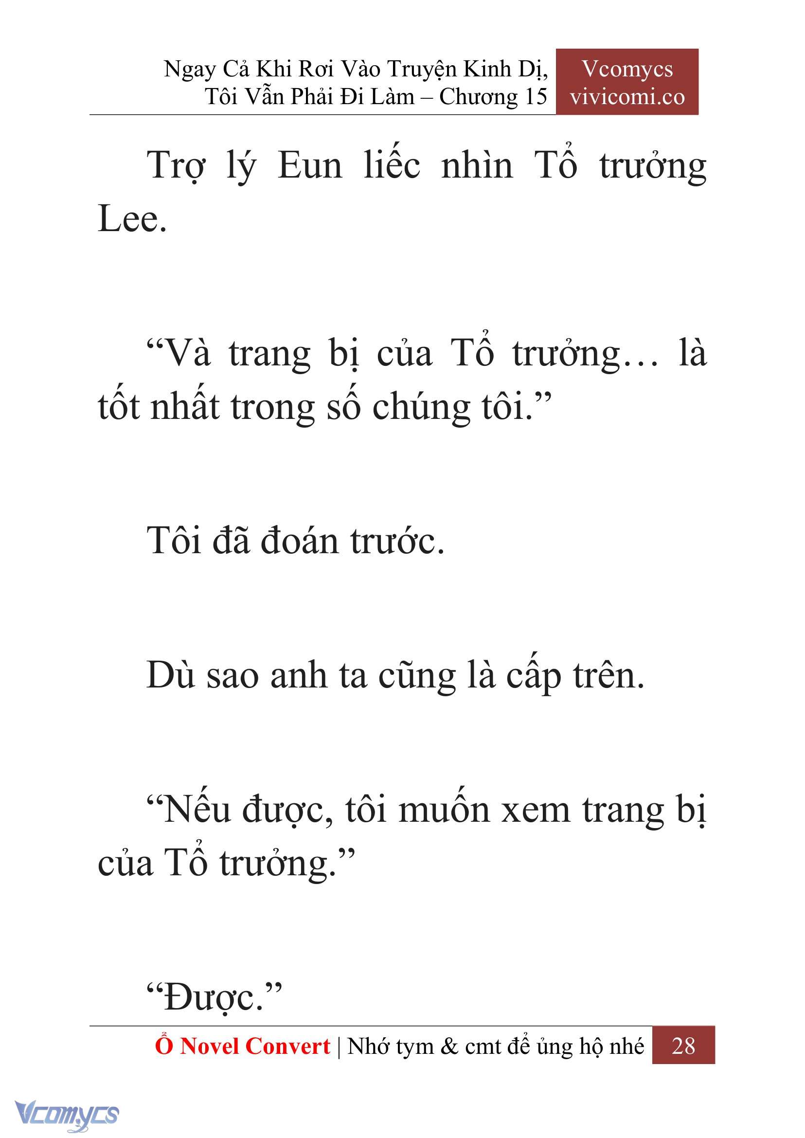 [Novel] Ngay Cả Khi Rơi Vào Truyện Kinh Dị, Tôi Vẫn Phải Đi Làm Chapter 15 - Trang 31