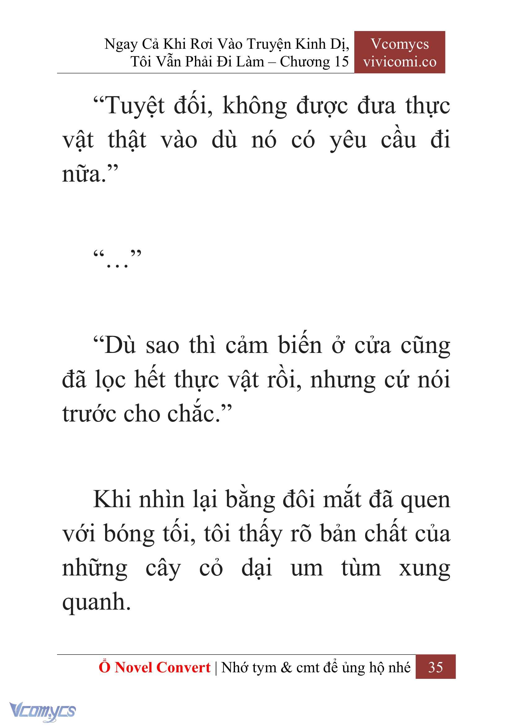 [Novel] Ngay Cả Khi Rơi Vào Truyện Kinh Dị, Tôi Vẫn Phải Đi Làm Chapter 15 - Trang 38