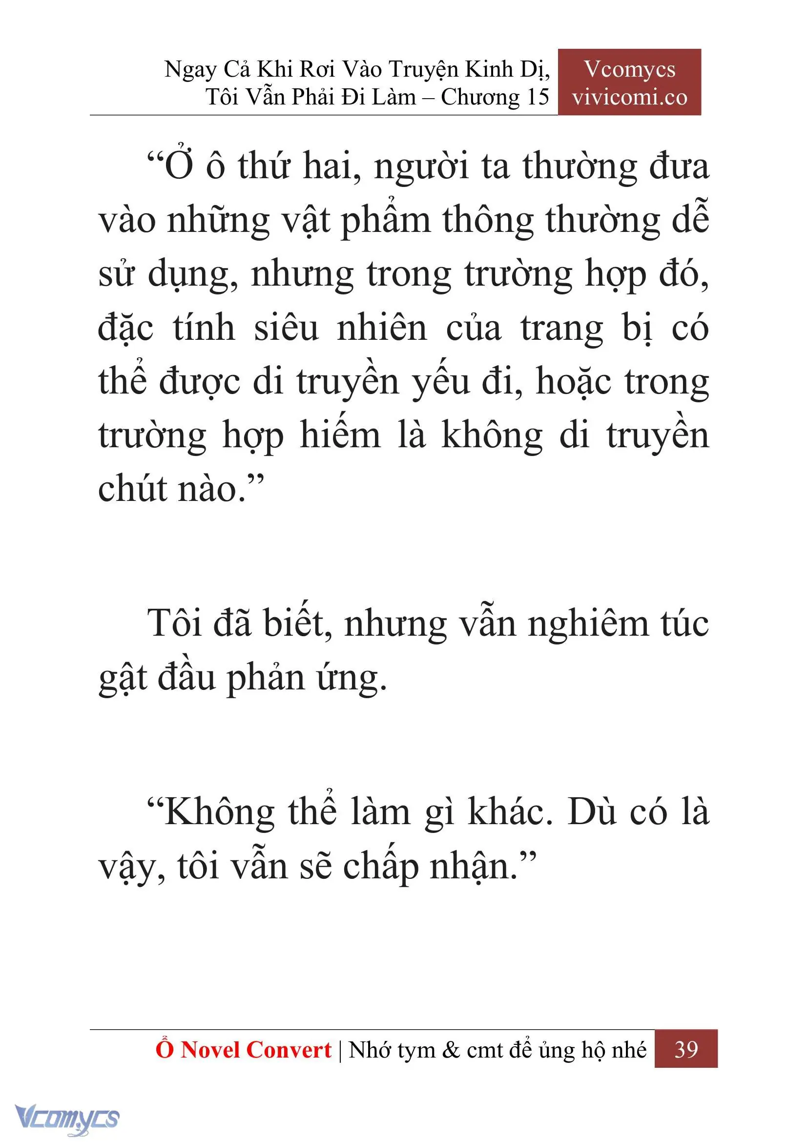 [Novel] Ngay Cả Khi Rơi Vào Truyện Kinh Dị, Tôi Vẫn Phải Đi Làm Chapter 15 - Trang 42