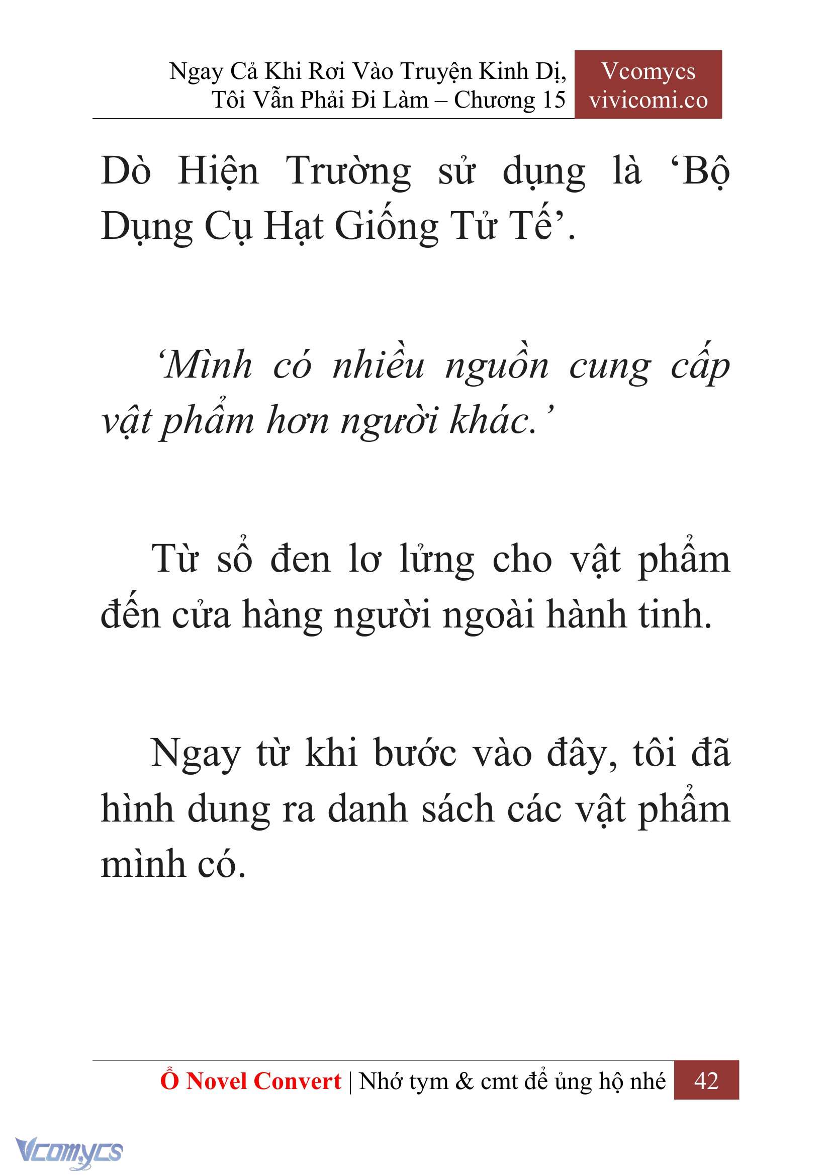 [Novel] Ngay Cả Khi Rơi Vào Truyện Kinh Dị, Tôi Vẫn Phải Đi Làm Chapter 15 - Trang 45