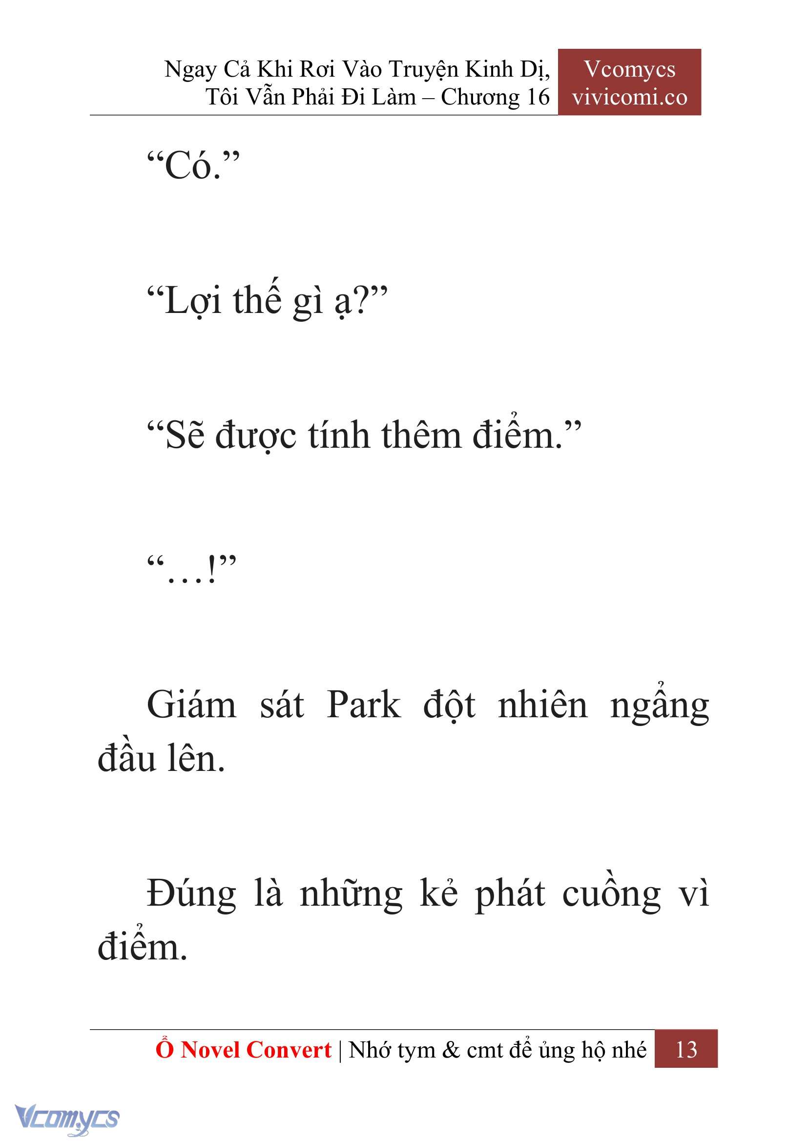 [Novel] Ngay Cả Khi Rơi Vào Truyện Kinh Dị, Tôi Vẫn Phải Đi Làm Chapter 16 - Trang 16
