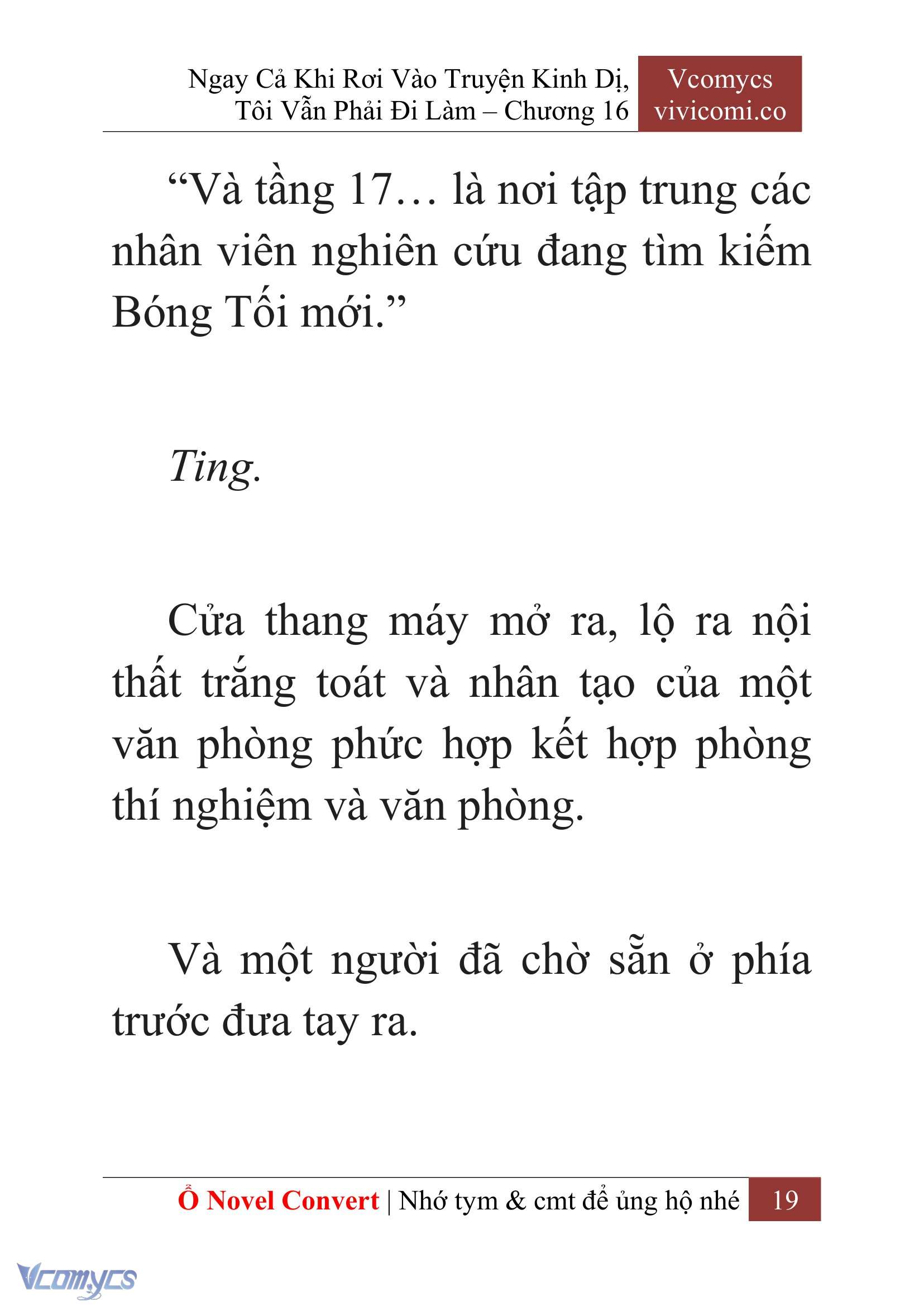 [Novel] Ngay Cả Khi Rơi Vào Truyện Kinh Dị, Tôi Vẫn Phải Đi Làm Chapter 16 - Trang 22