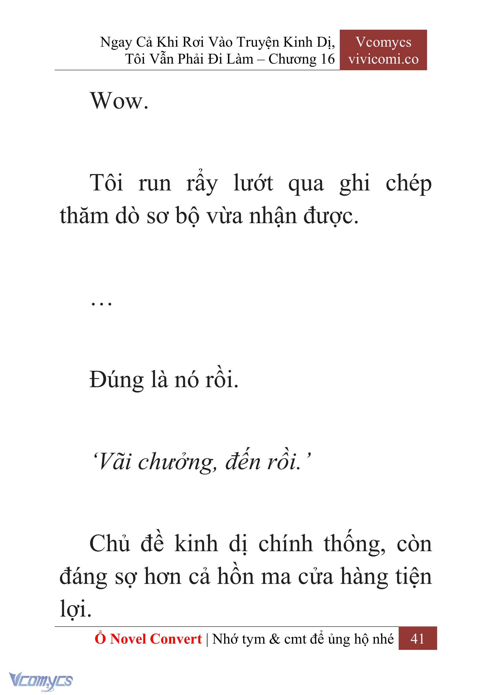 [Novel] Ngay Cả Khi Rơi Vào Truyện Kinh Dị, Tôi Vẫn Phải Đi Làm Chapter 16 - Trang 44