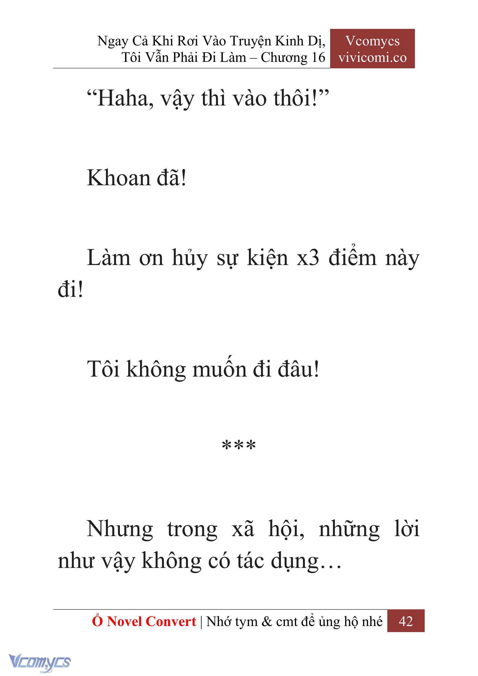[Novel] Ngay Cả Khi Rơi Vào Truyện Kinh Dị, Tôi Vẫn Phải Đi Làm Chapter 16 - Trang 45