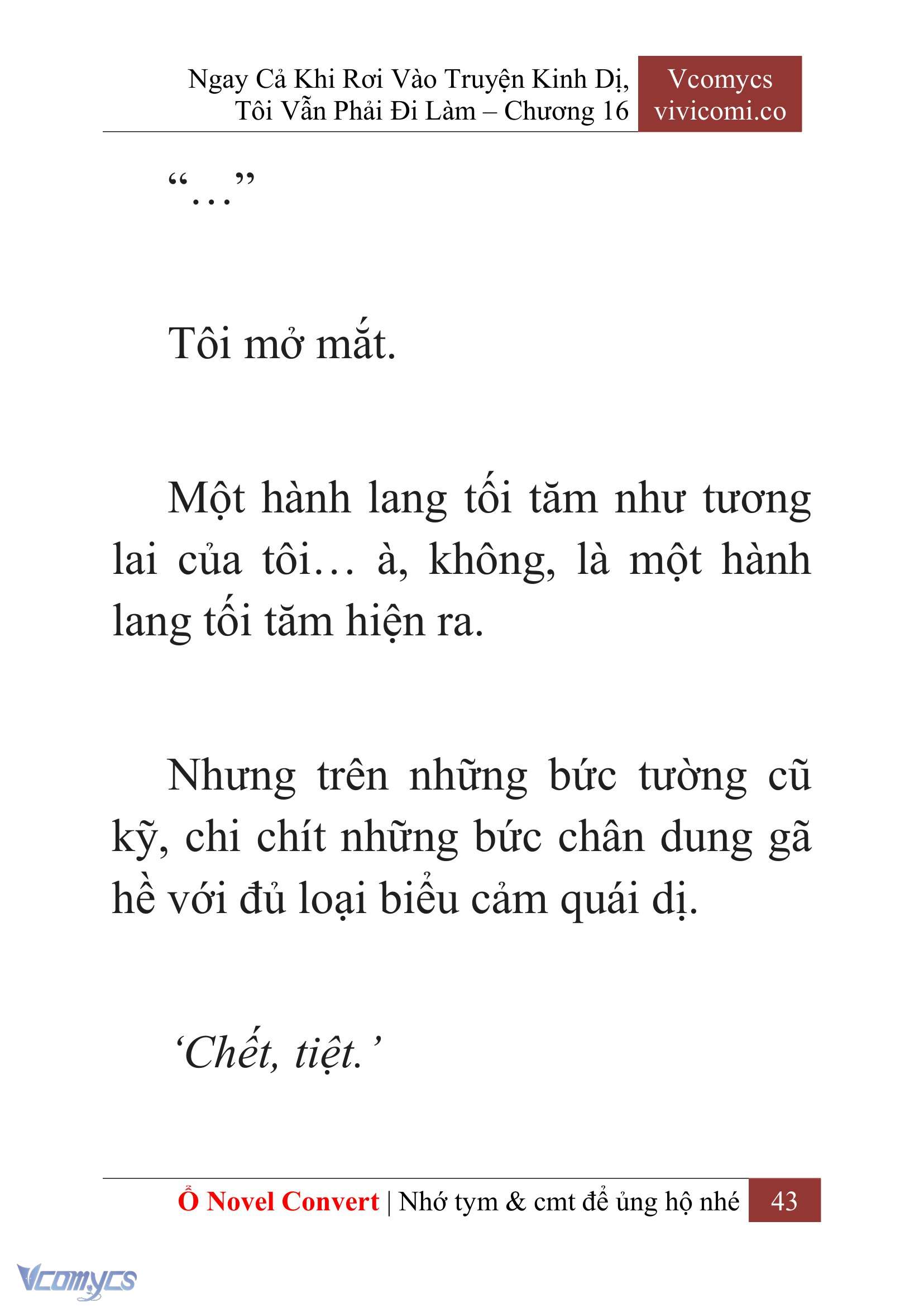 [Novel] Ngay Cả Khi Rơi Vào Truyện Kinh Dị, Tôi Vẫn Phải Đi Làm Chapter 16 - Trang 46