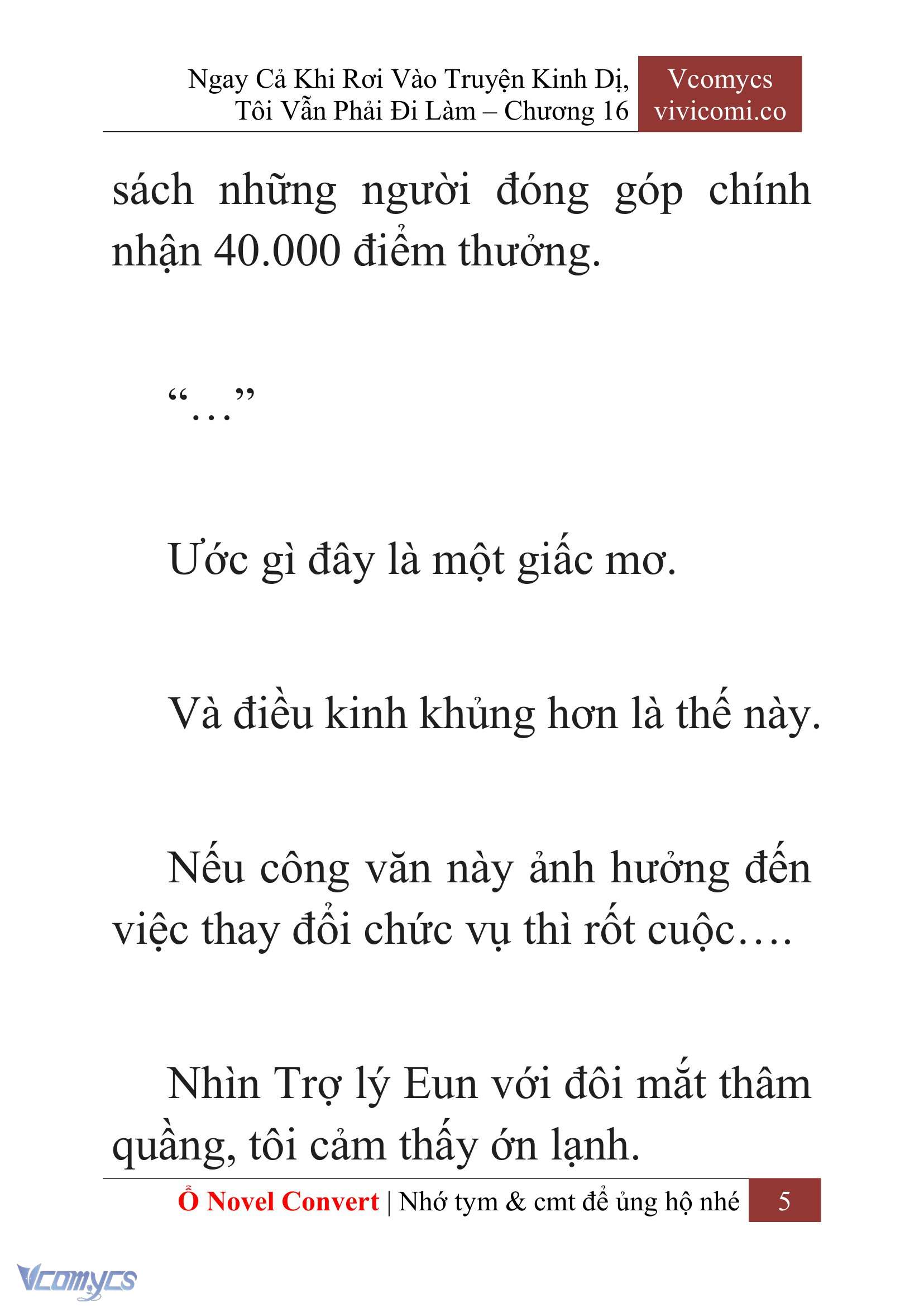 [Novel] Ngay Cả Khi Rơi Vào Truyện Kinh Dị, Tôi Vẫn Phải Đi Làm Chapter 16 - Trang 8