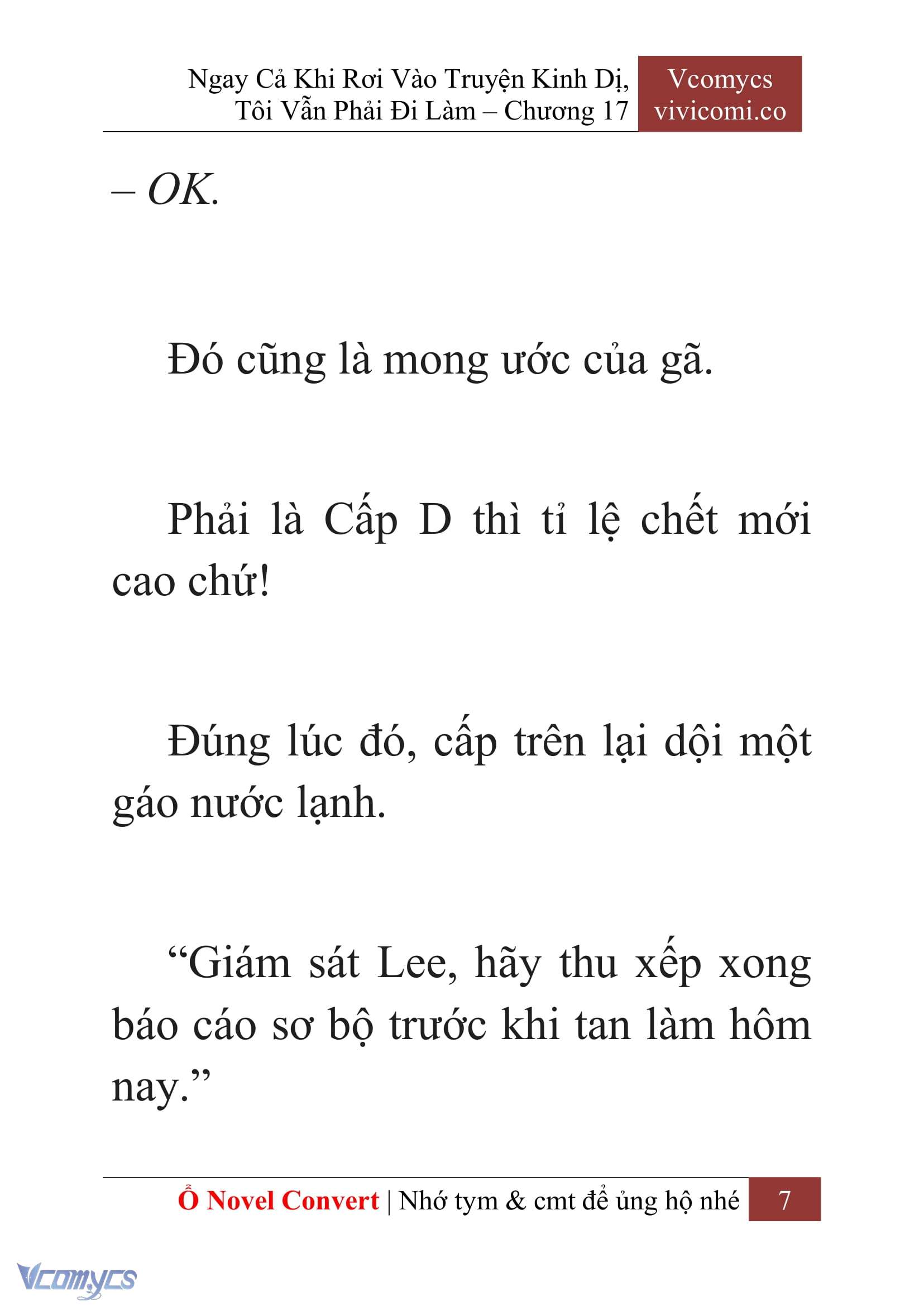 [Novel] Ngay Cả Khi Rơi Vào Truyện Kinh Dị, Tôi Vẫn Phải Đi Làm Chapter 17 - Trang 10