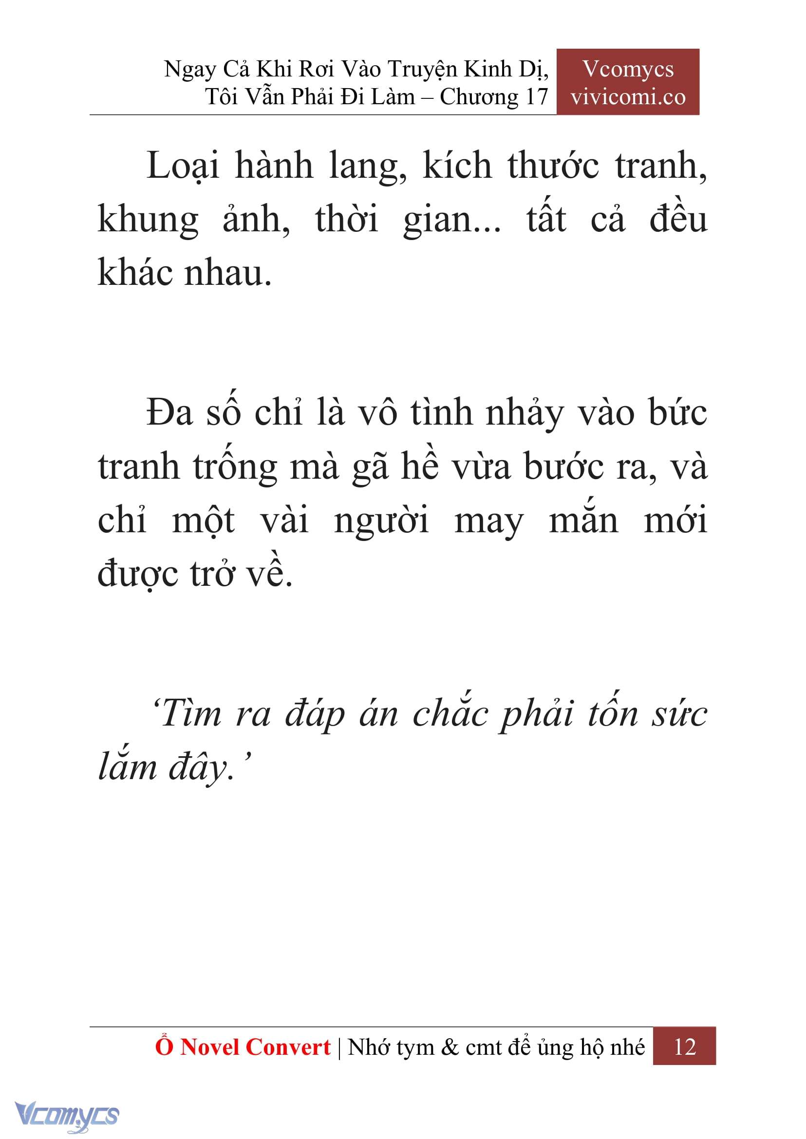 [Novel] Ngay Cả Khi Rơi Vào Truyện Kinh Dị, Tôi Vẫn Phải Đi Làm Chapter 17 - Trang 15