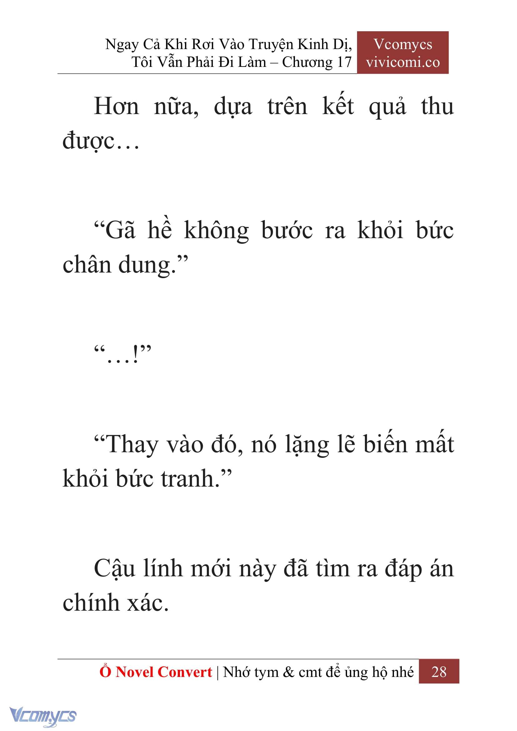 [Novel] Ngay Cả Khi Rơi Vào Truyện Kinh Dị, Tôi Vẫn Phải Đi Làm Chapter 17 - Trang 31