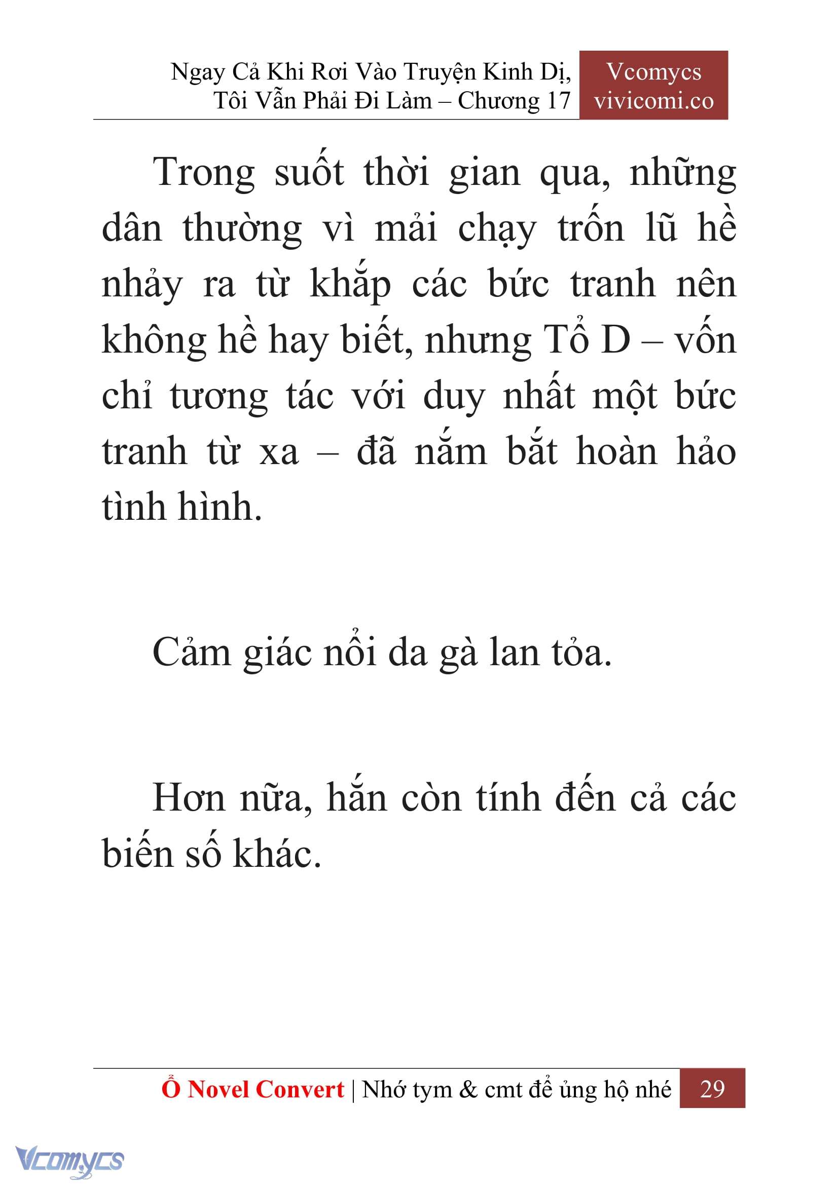[Novel] Ngay Cả Khi Rơi Vào Truyện Kinh Dị, Tôi Vẫn Phải Đi Làm Chapter 17 - Trang 32