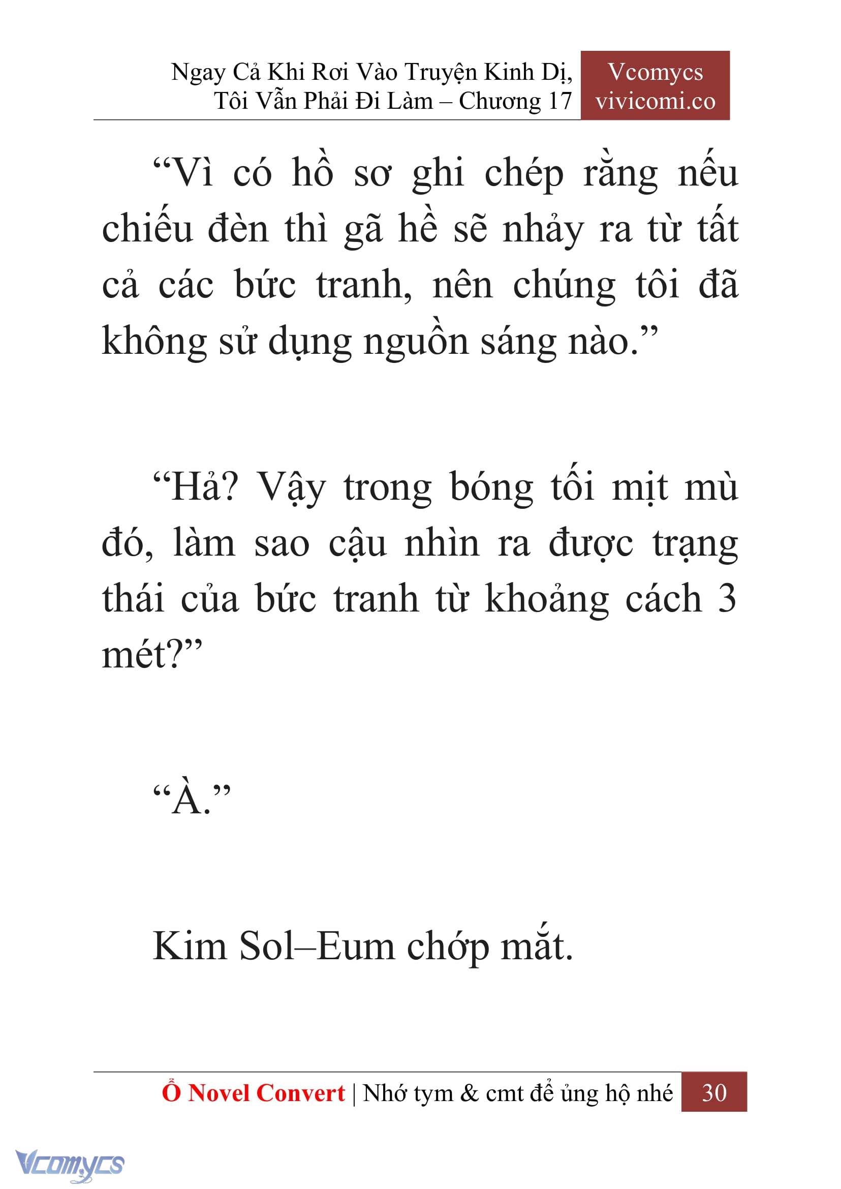 [Novel] Ngay Cả Khi Rơi Vào Truyện Kinh Dị, Tôi Vẫn Phải Đi Làm Chapter 17 - Trang 33