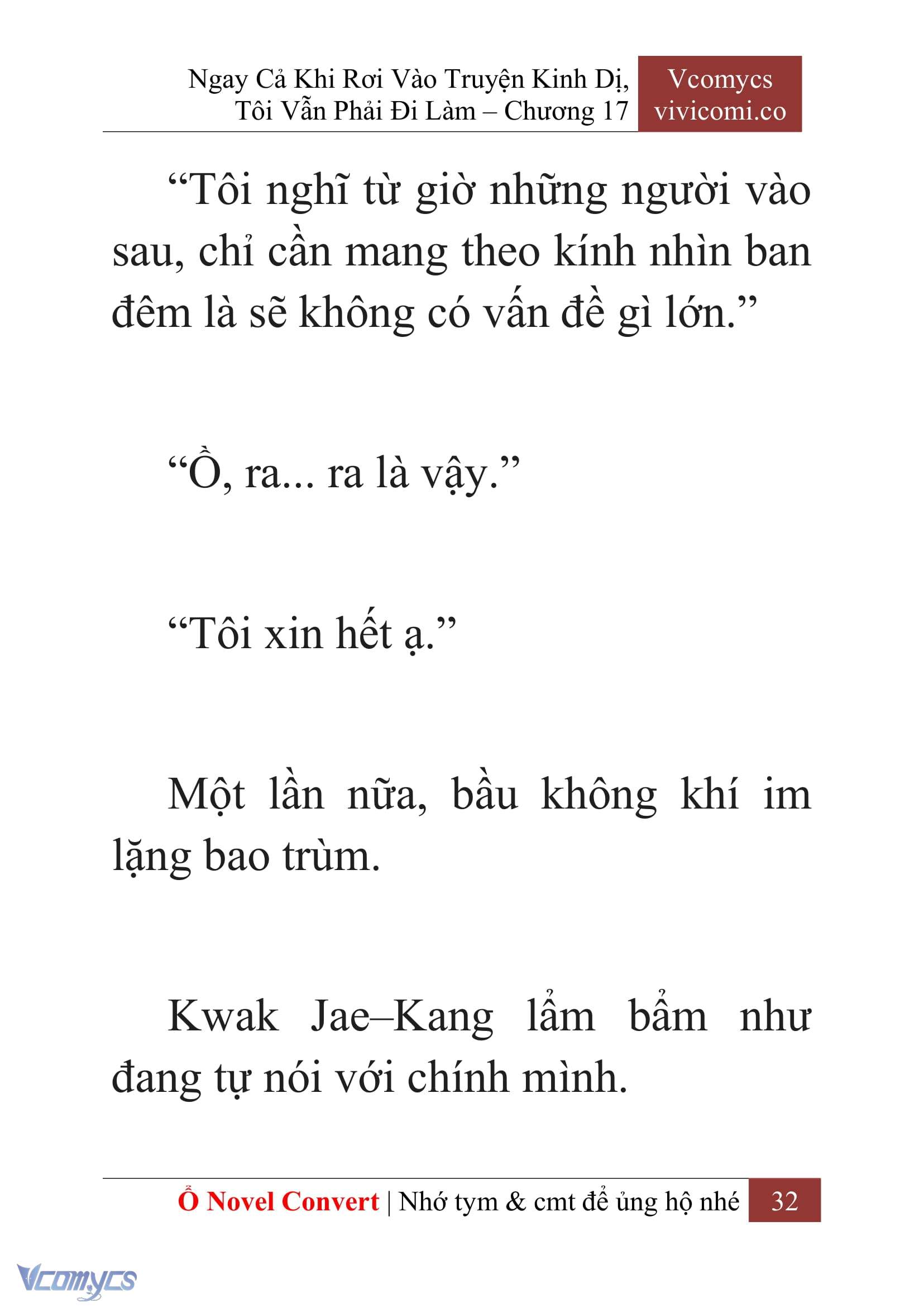 [Novel] Ngay Cả Khi Rơi Vào Truyện Kinh Dị, Tôi Vẫn Phải Đi Làm Chapter 17 - Trang 35