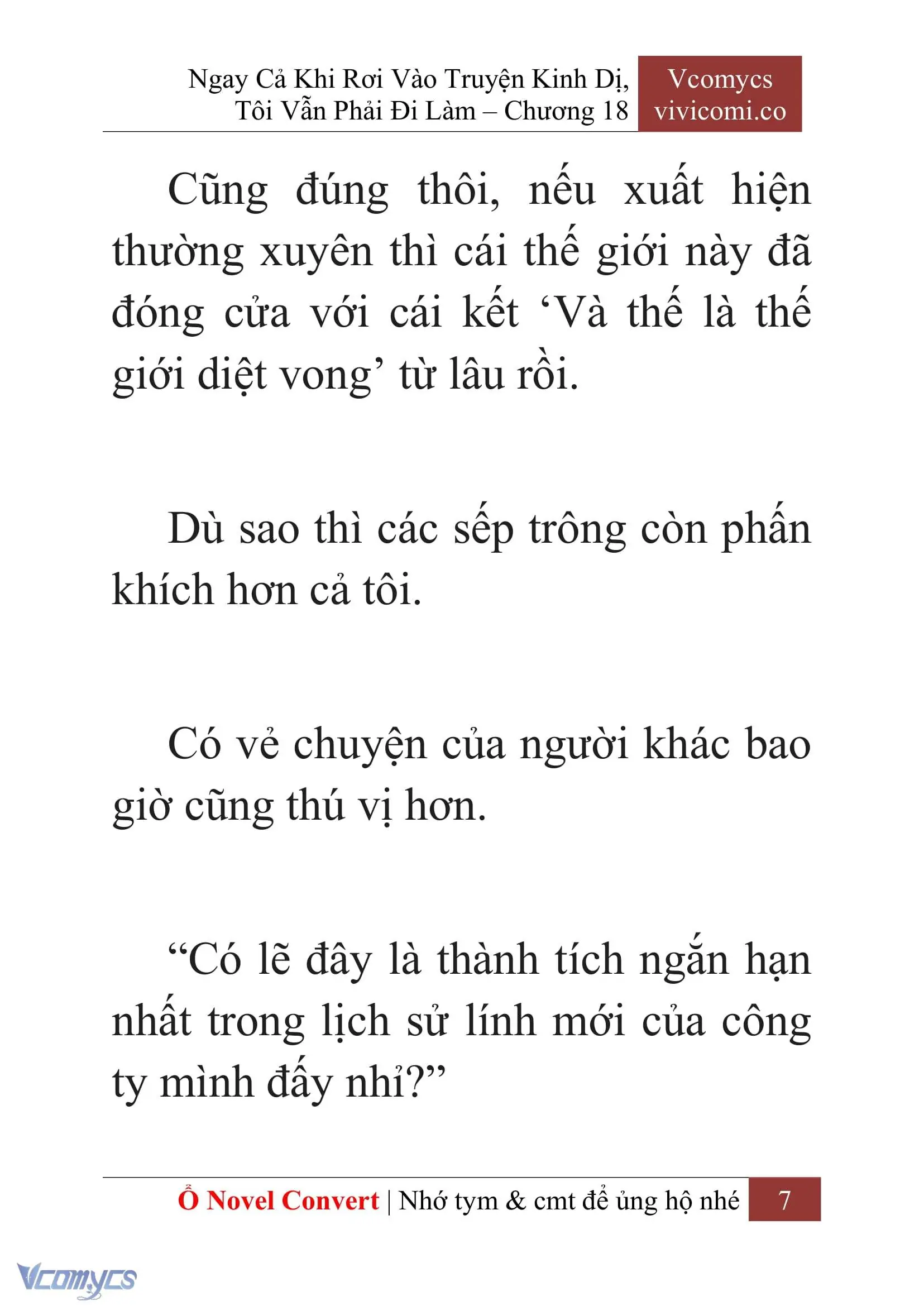 [Novel] Ngay Cả Khi Rơi Vào Truyện Kinh Dị, Tôi Vẫn Phải Đi Làm Chapter 18 - Trang 10