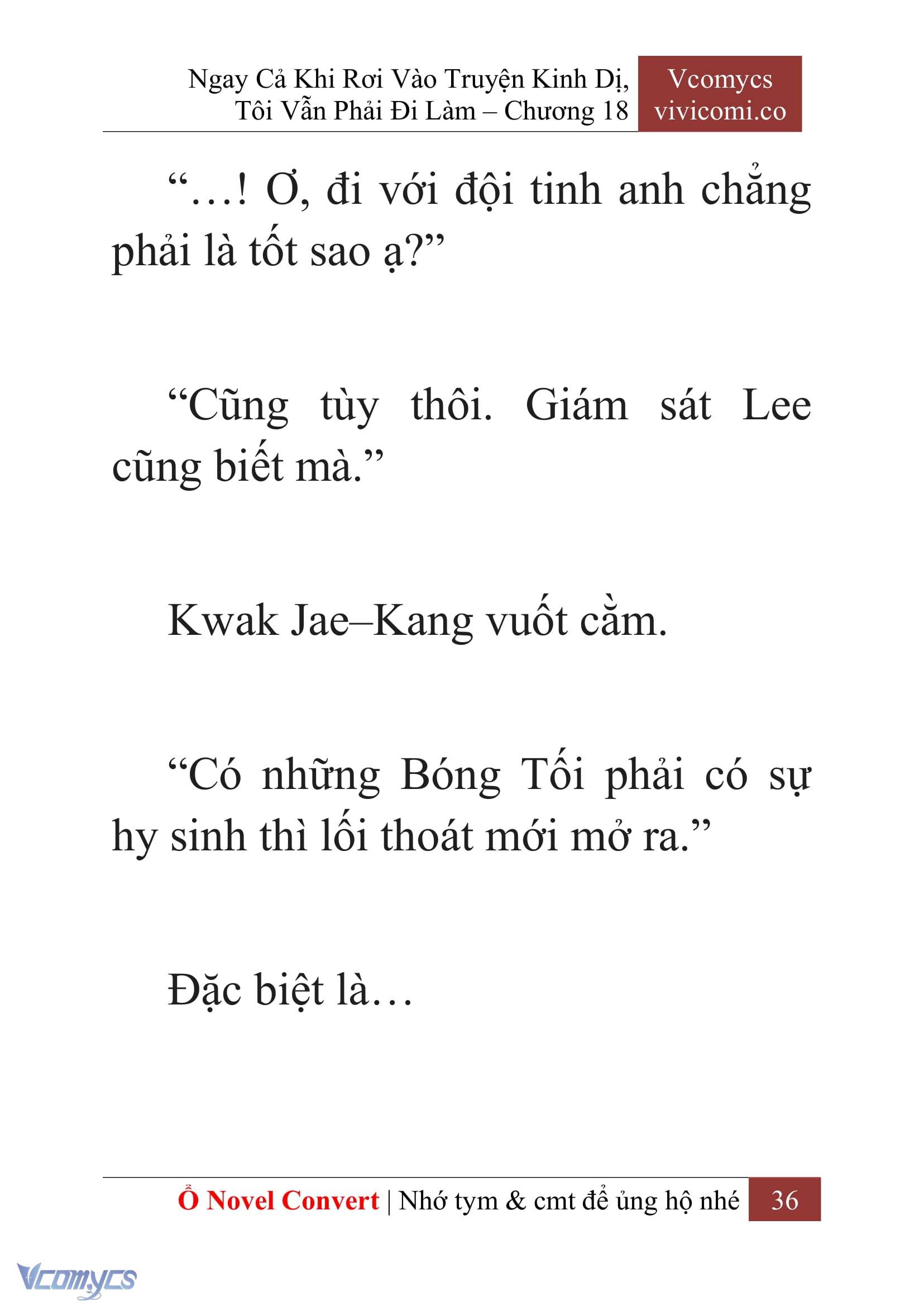[Novel] Ngay Cả Khi Rơi Vào Truyện Kinh Dị, Tôi Vẫn Phải Đi Làm Chapter 18 - Trang 39