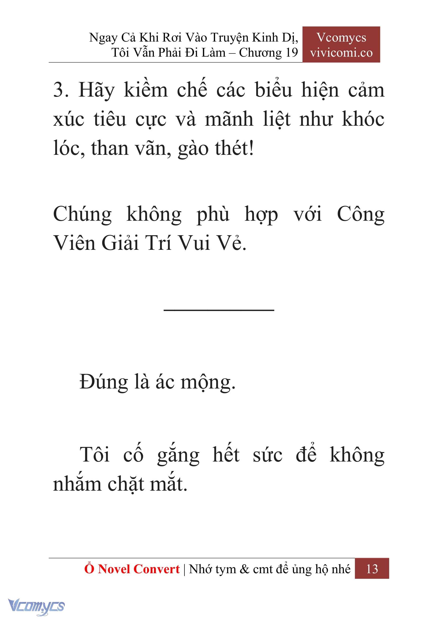 [Novel] Ngay Cả Khi Rơi Vào Truyện Kinh Dị, Tôi Vẫn Phải Đi Làm Chapter 19 - Trang 16