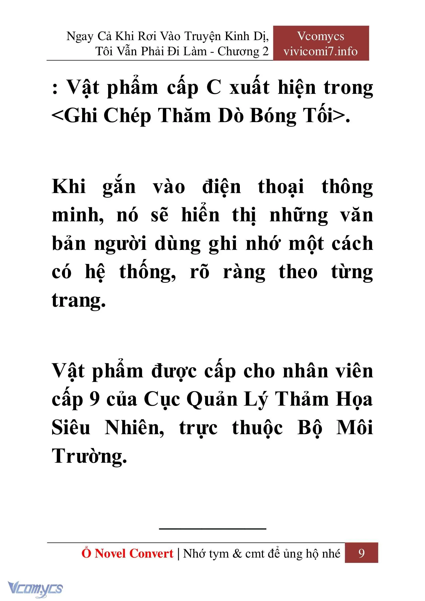 [Novel] Ngay Cả Khi Rơi Vào Truyện Kinh Dị, Tôi Vẫn Phải Đi Làm Chapter 2 - Trang 11