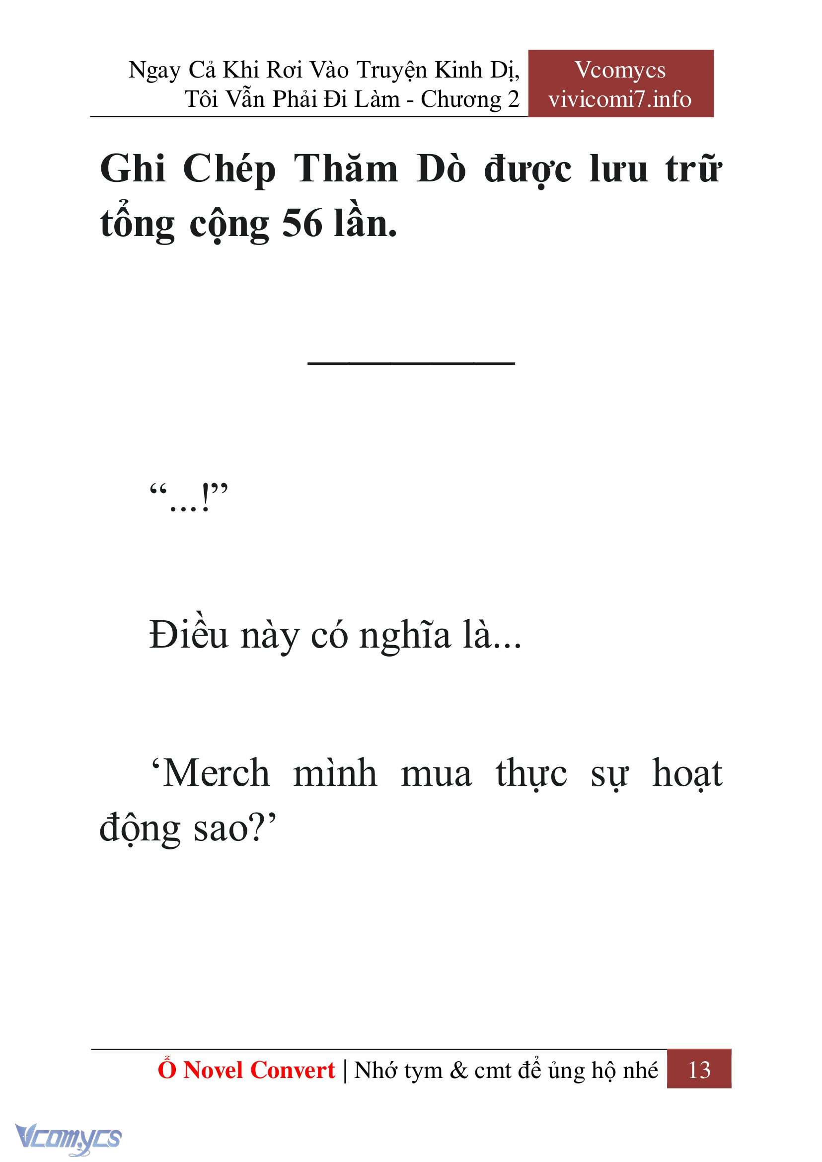 [Novel] Ngay Cả Khi Rơi Vào Truyện Kinh Dị, Tôi Vẫn Phải Đi Làm Chapter 2 - Trang 15