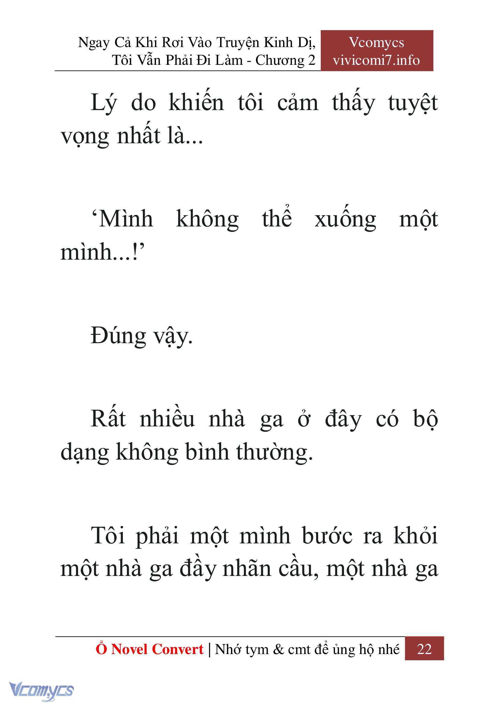 [Novel] Ngay Cả Khi Rơi Vào Truyện Kinh Dị, Tôi Vẫn Phải Đi Làm Chapter 2 - Trang 24