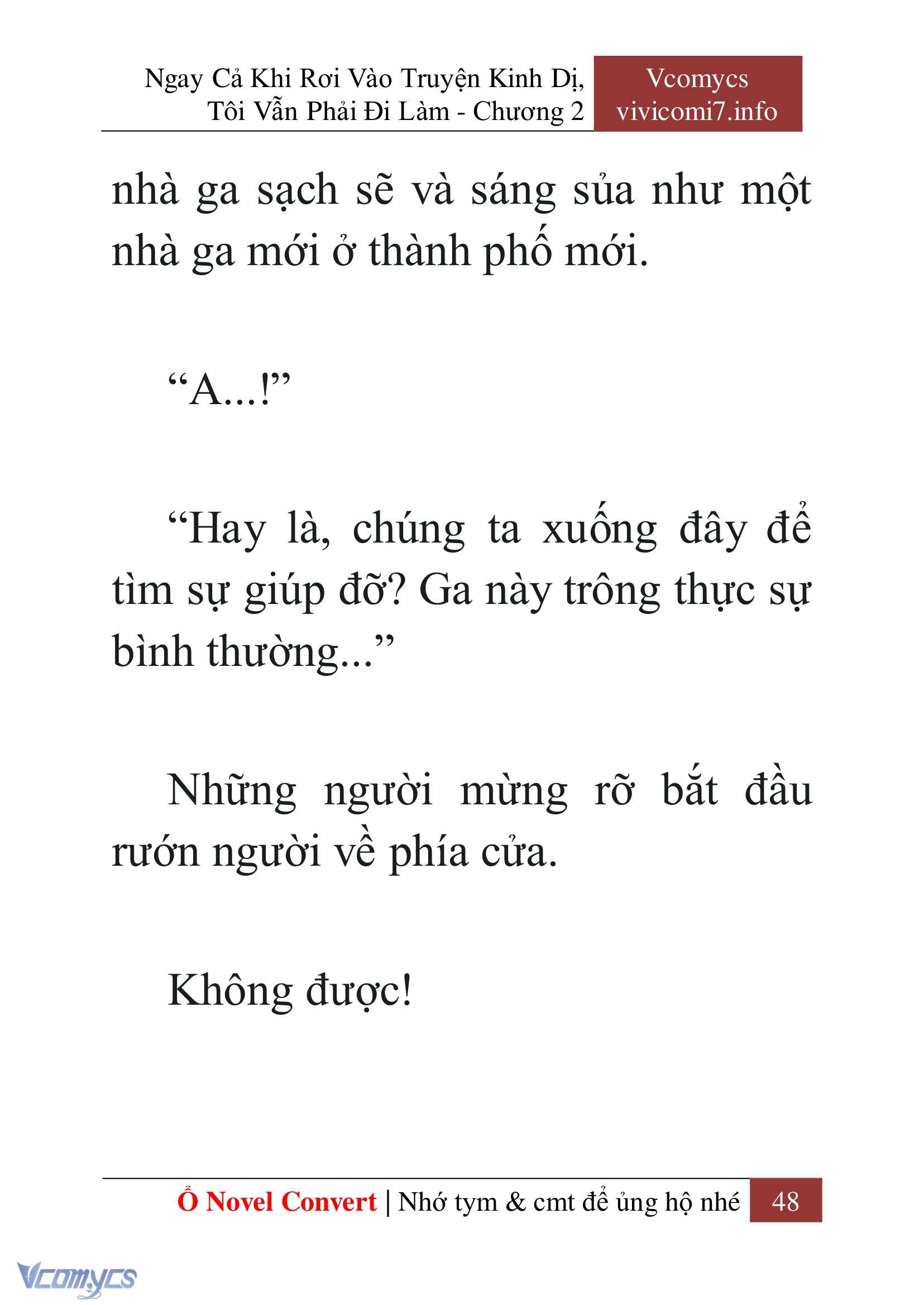 [Novel] Ngay Cả Khi Rơi Vào Truyện Kinh Dị, Tôi Vẫn Phải Đi Làm Chapter 2 - Trang 50