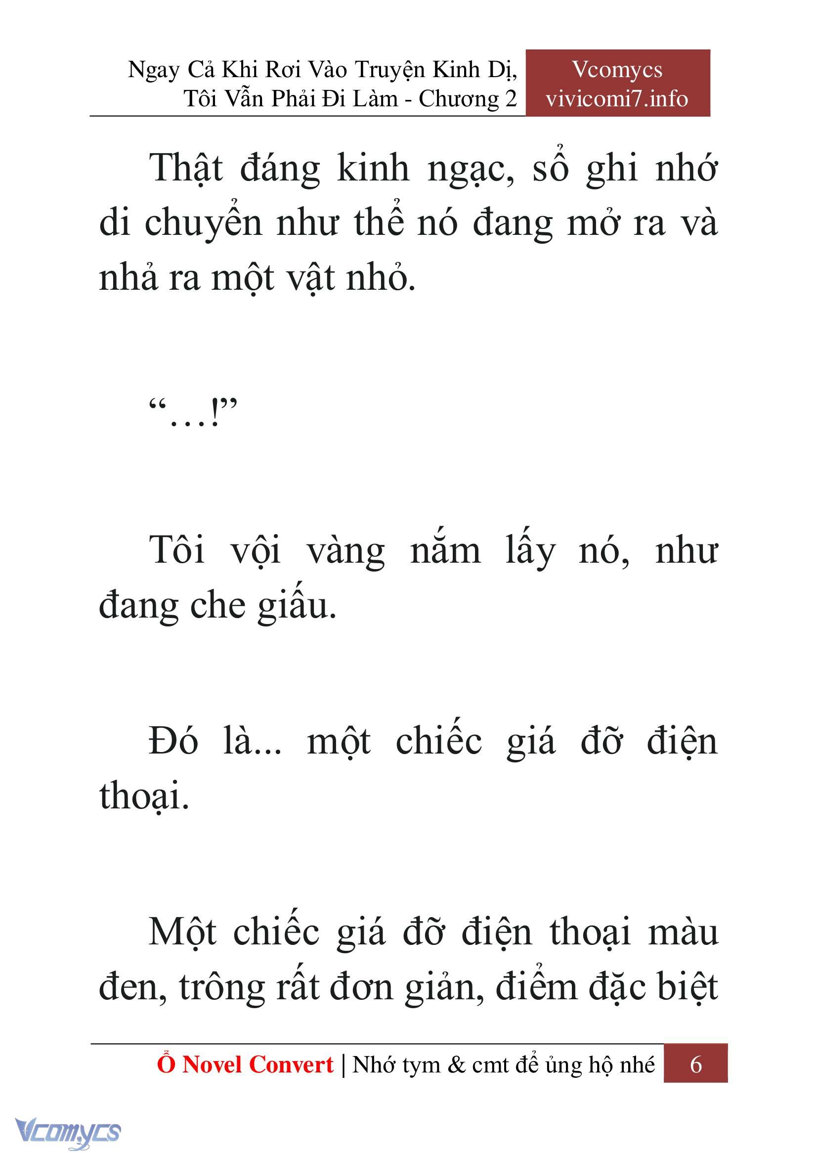 [Novel] Ngay Cả Khi Rơi Vào Truyện Kinh Dị, Tôi Vẫn Phải Đi Làm Chapter 2 - Trang 8