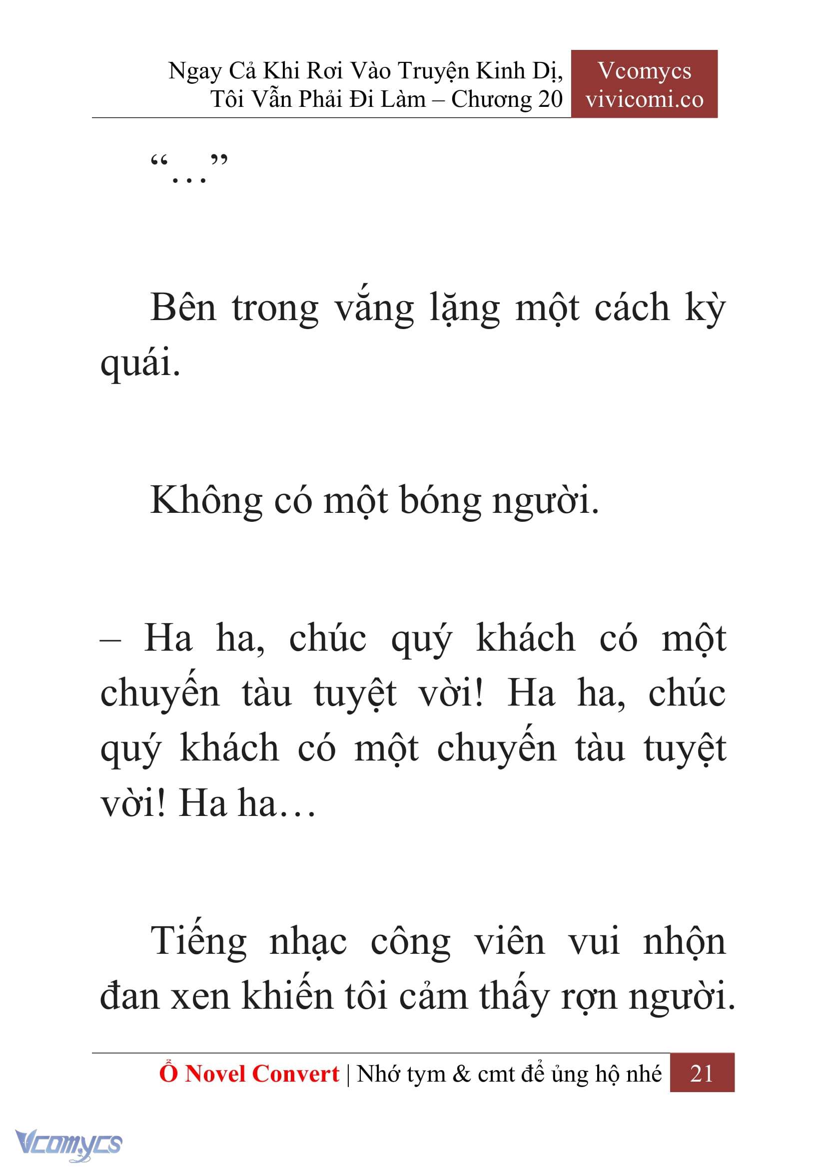 [Novel] Ngay Cả Khi Rơi Vào Truyện Kinh Dị, Tôi Vẫn Phải Đi Làm Chapter 20 - Trang 24