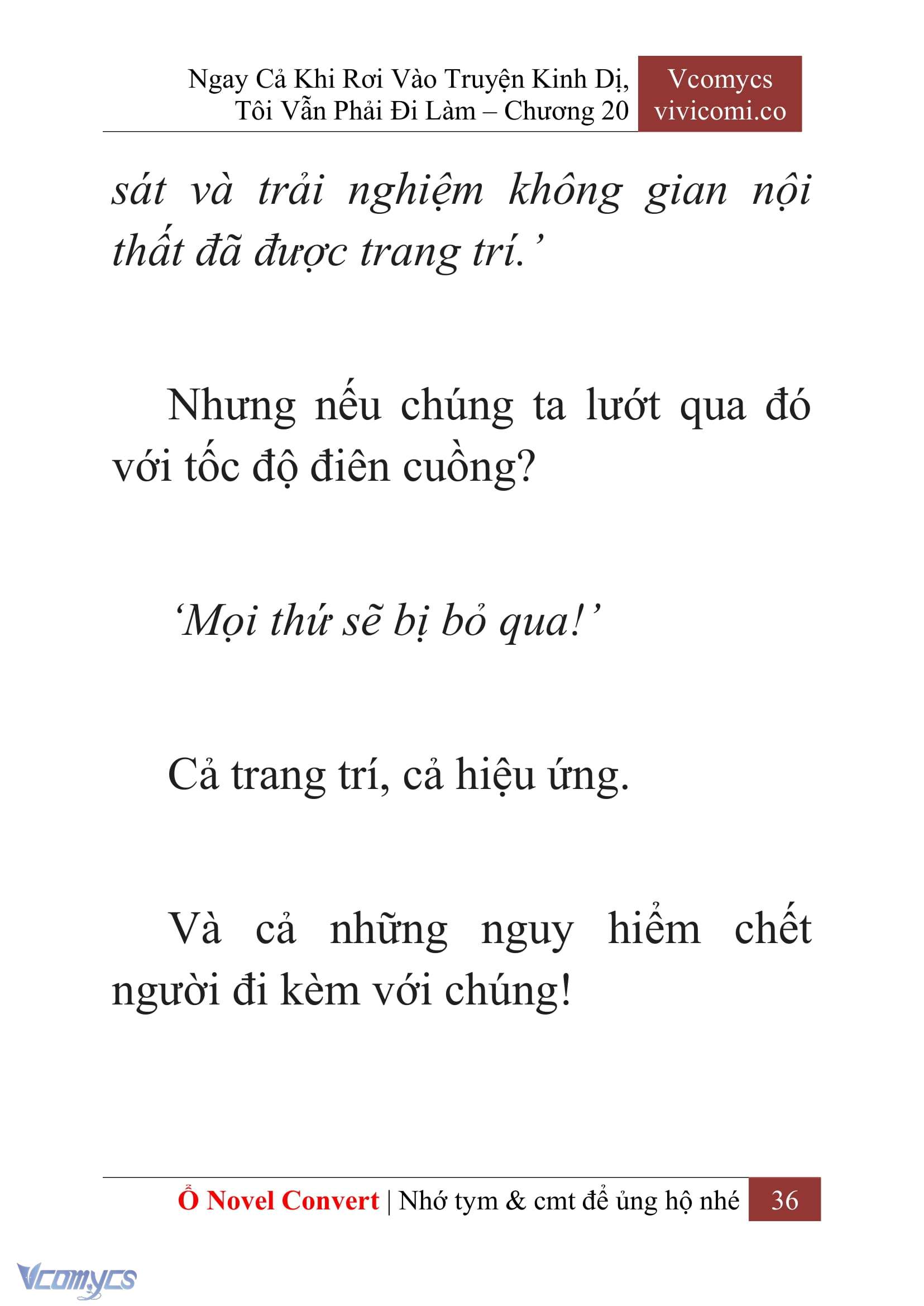 [Novel] Ngay Cả Khi Rơi Vào Truyện Kinh Dị, Tôi Vẫn Phải Đi Làm Chapter 20 - Trang 39