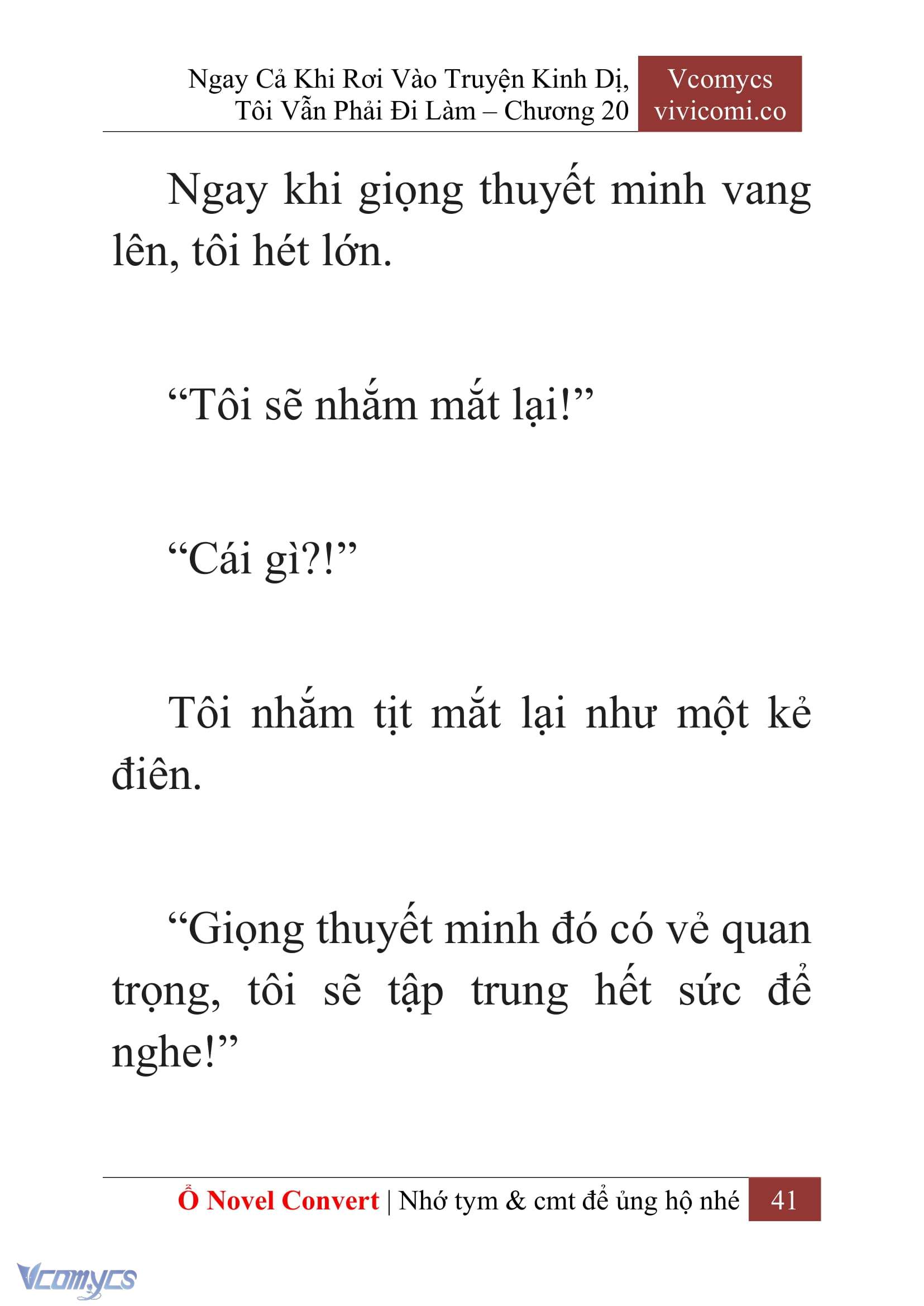 [Novel] Ngay Cả Khi Rơi Vào Truyện Kinh Dị, Tôi Vẫn Phải Đi Làm Chapter 20 - Trang 44