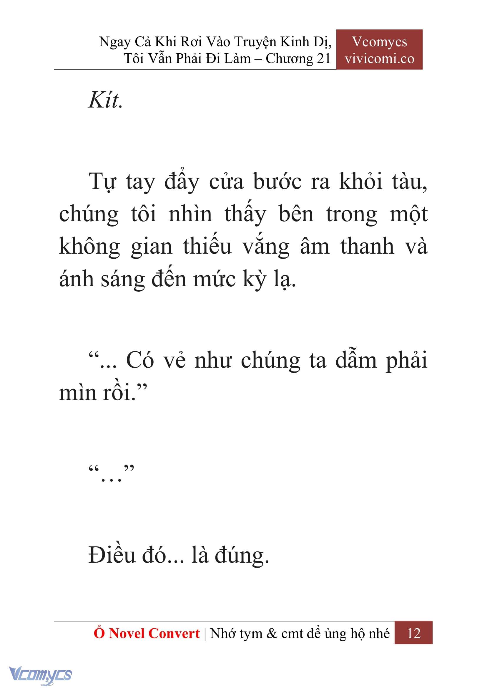 [Novel] Ngay Cả Khi Rơi Vào Truyện Kinh Dị, Tôi Vẫn Phải Đi Làm Chapter 21 - Trang 15