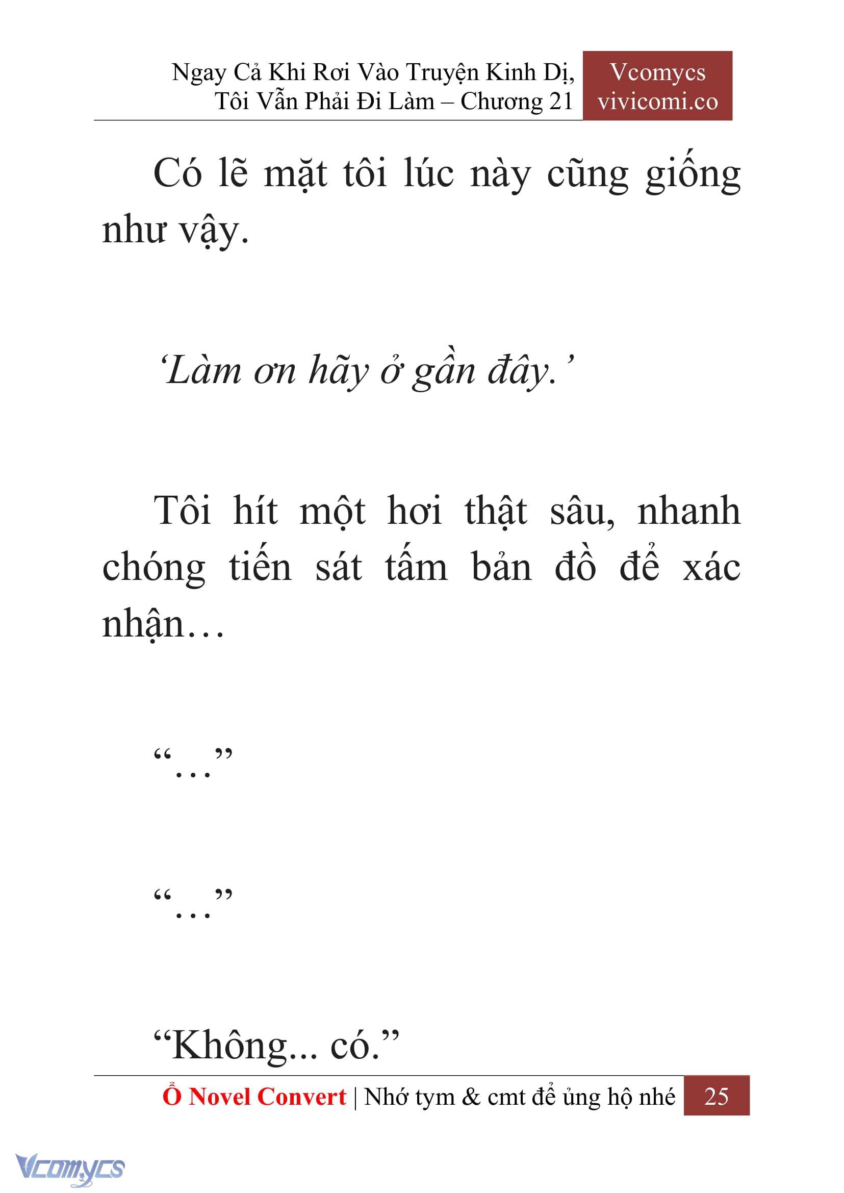 [Novel] Ngay Cả Khi Rơi Vào Truyện Kinh Dị, Tôi Vẫn Phải Đi Làm Chapter 21 - Trang 28