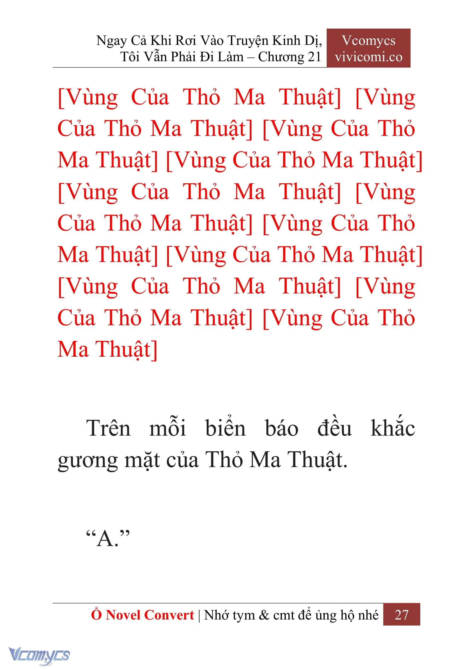 [Novel] Ngay Cả Khi Rơi Vào Truyện Kinh Dị, Tôi Vẫn Phải Đi Làm Chapter 21 - Trang 30