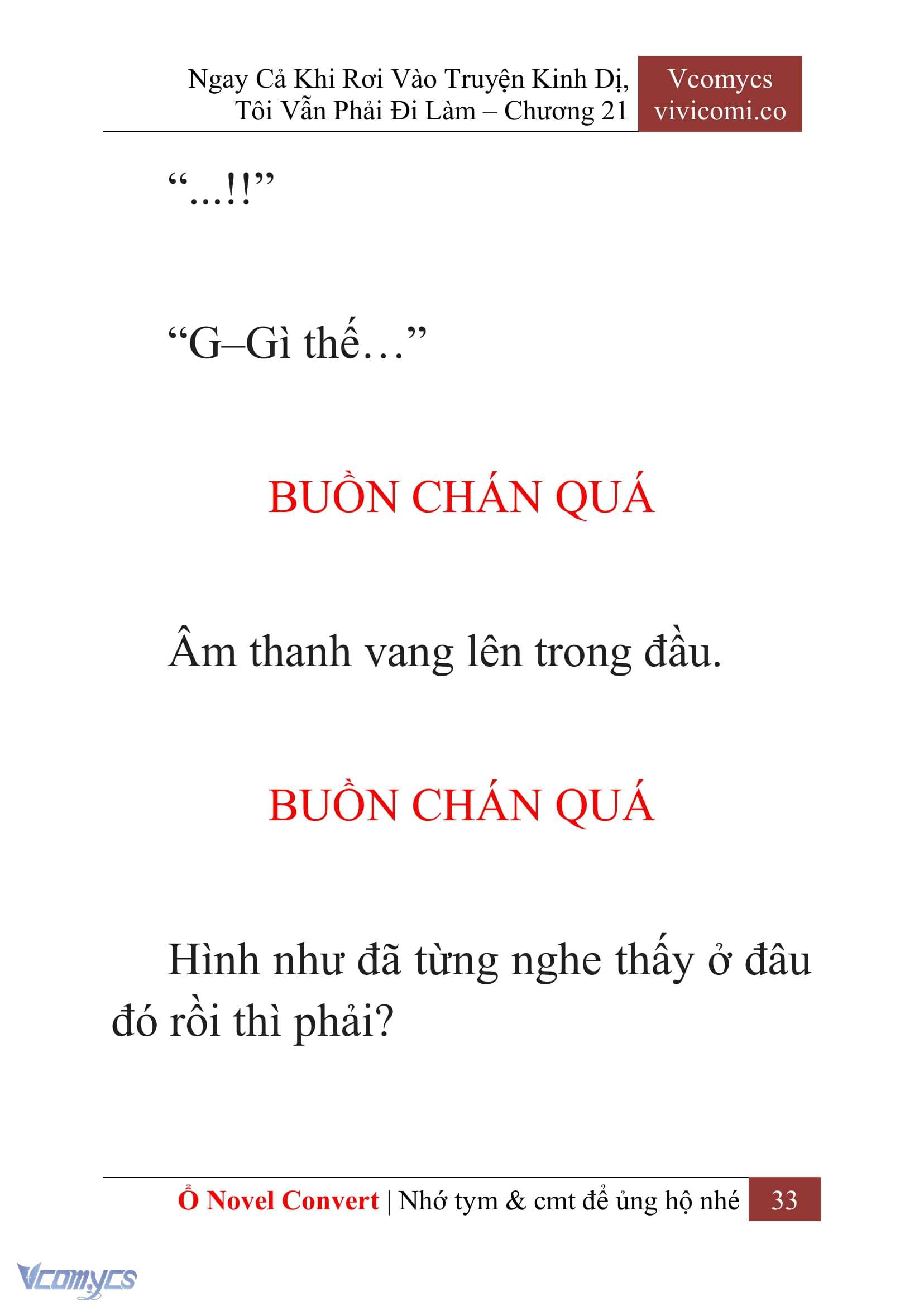 [Novel] Ngay Cả Khi Rơi Vào Truyện Kinh Dị, Tôi Vẫn Phải Đi Làm Chapter 21 - Trang 36