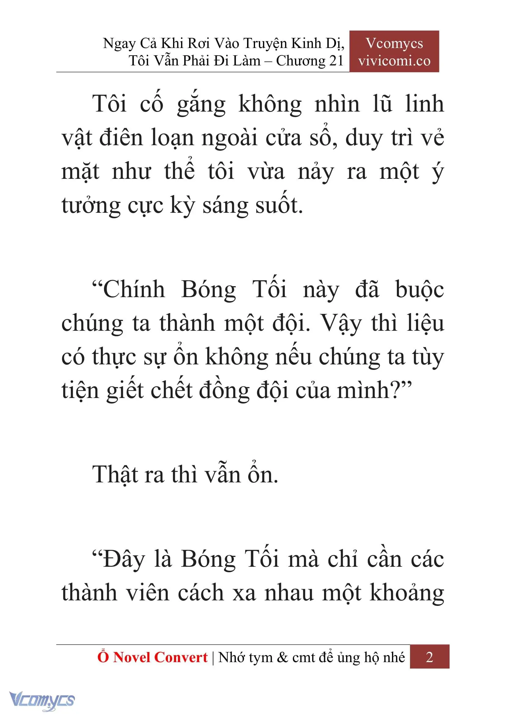 [Novel] Ngay Cả Khi Rơi Vào Truyện Kinh Dị, Tôi Vẫn Phải Đi Làm Chapter 21 - Trang 5