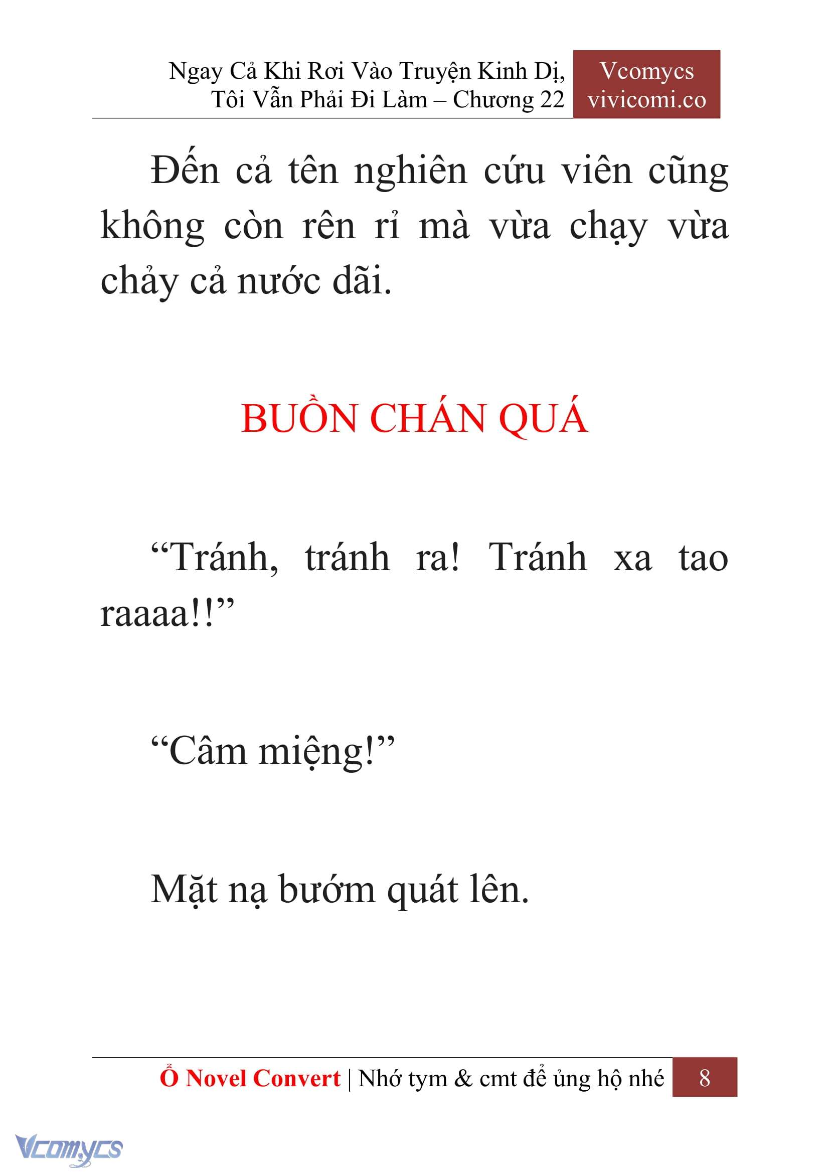 [Novel] Ngay Cả Khi Rơi Vào Truyện Kinh Dị, Tôi Vẫn Phải Đi Làm Chapter 22 - Trang 11