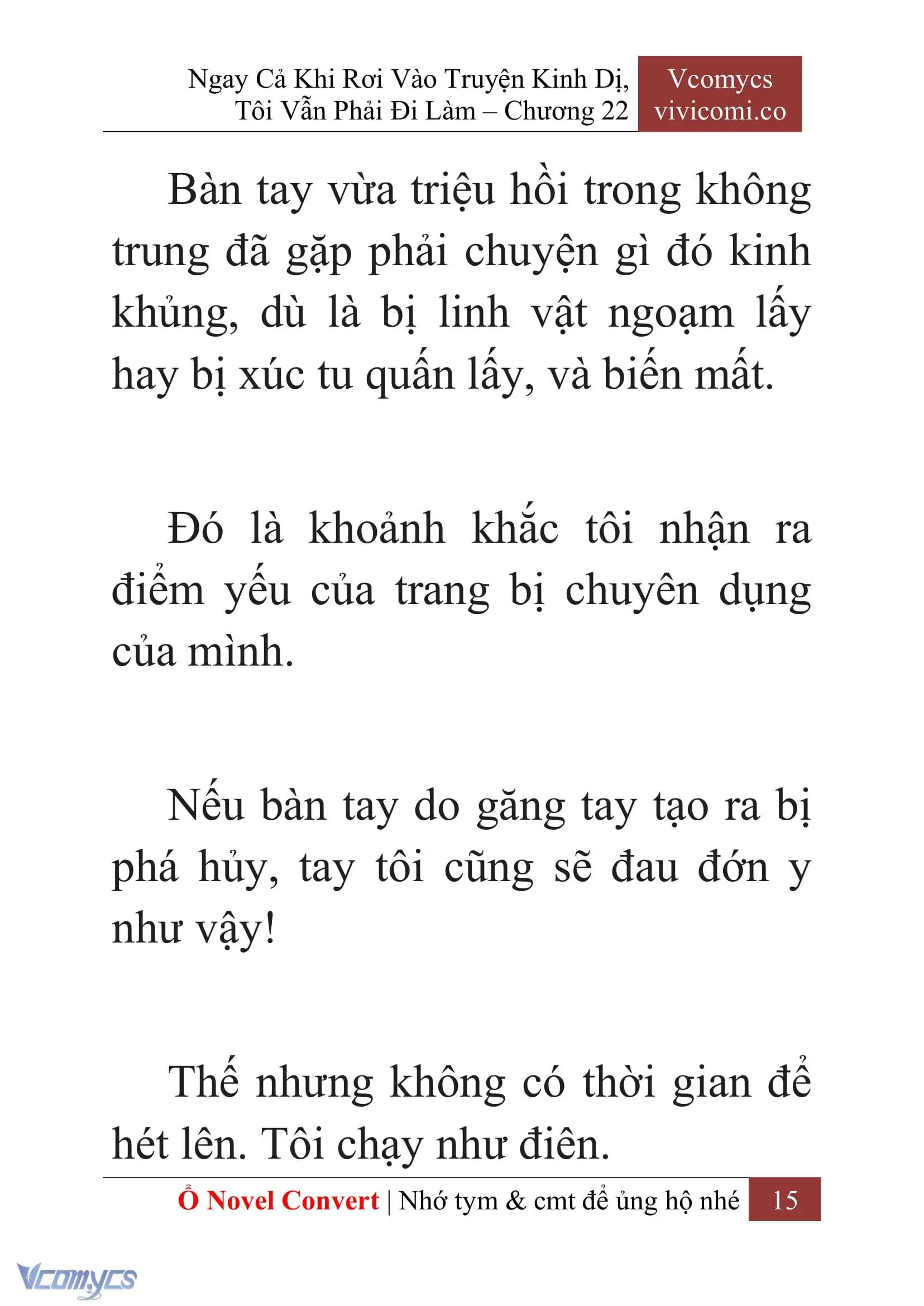 [Novel] Ngay Cả Khi Rơi Vào Truyện Kinh Dị, Tôi Vẫn Phải Đi Làm Chapter 22 - Trang 18