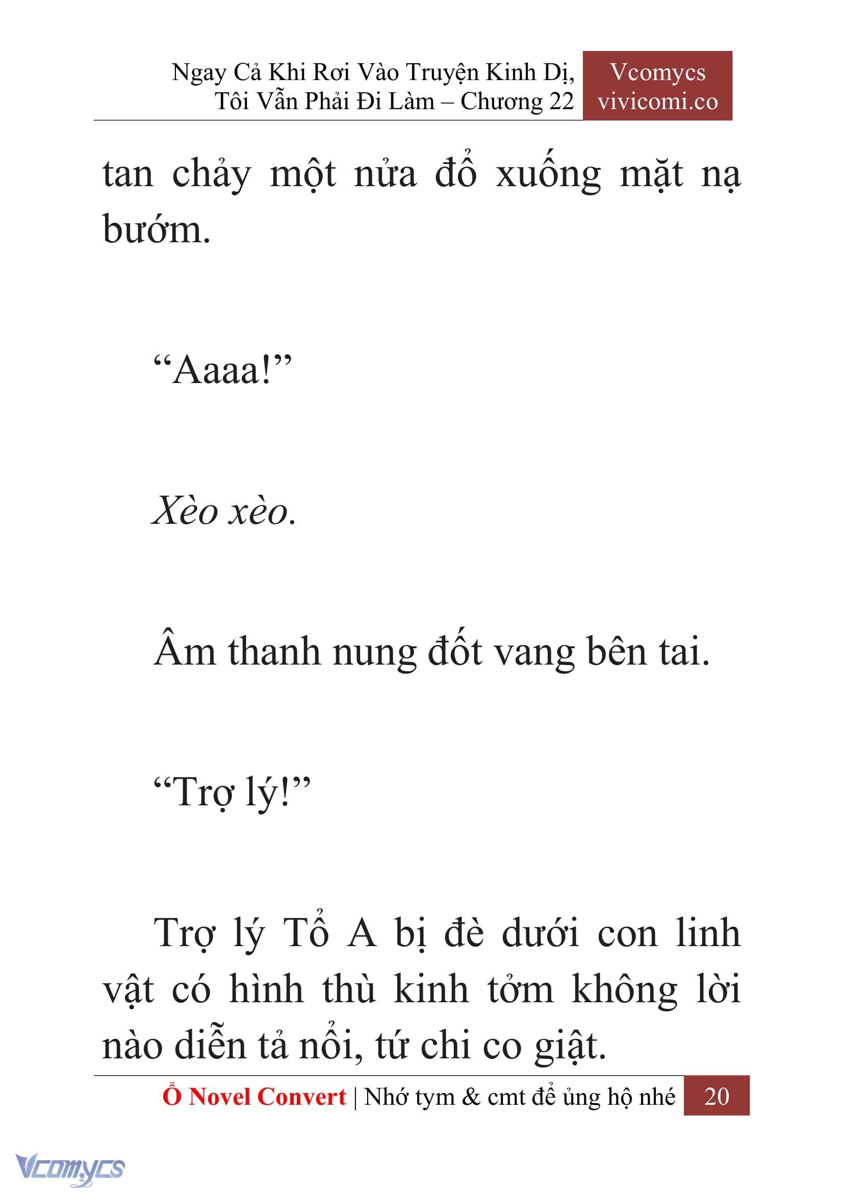 [Novel] Ngay Cả Khi Rơi Vào Truyện Kinh Dị, Tôi Vẫn Phải Đi Làm Chapter 22 - Trang 23