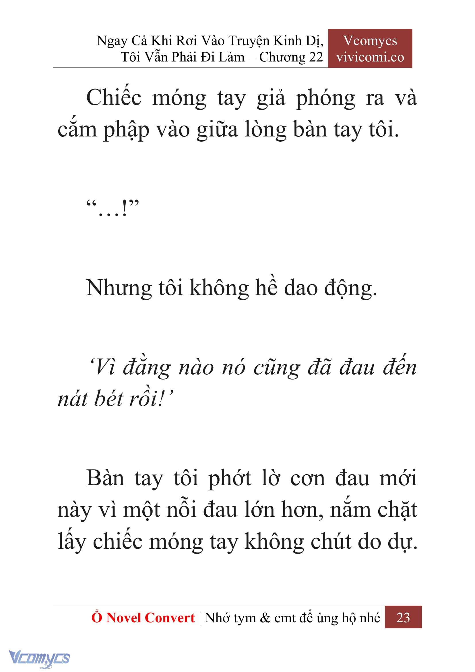 [Novel] Ngay Cả Khi Rơi Vào Truyện Kinh Dị, Tôi Vẫn Phải Đi Làm Chapter 22 - Trang 26