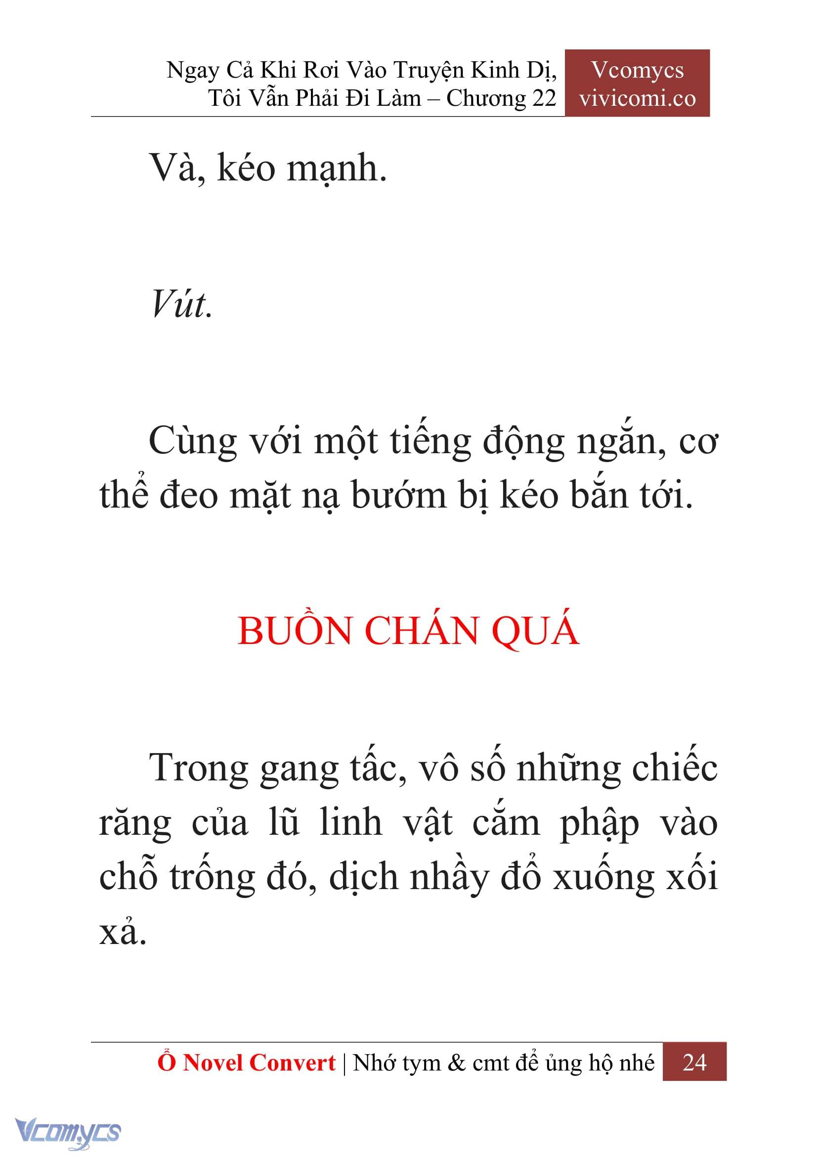 [Novel] Ngay Cả Khi Rơi Vào Truyện Kinh Dị, Tôi Vẫn Phải Đi Làm Chapter 22 - Trang 27