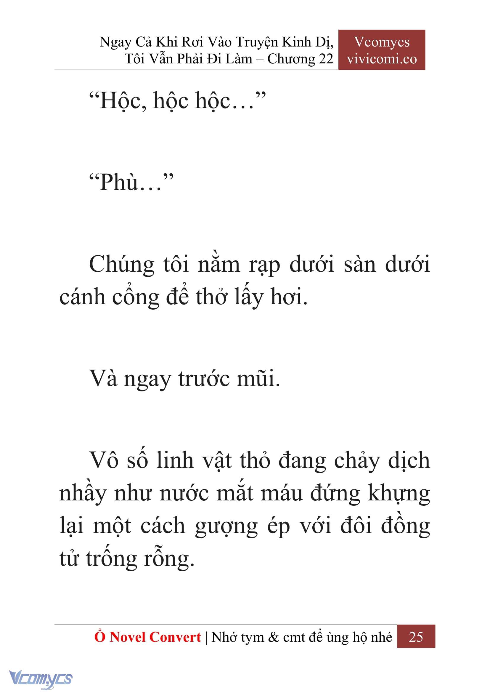 [Novel] Ngay Cả Khi Rơi Vào Truyện Kinh Dị, Tôi Vẫn Phải Đi Làm Chapter 22 - Trang 28