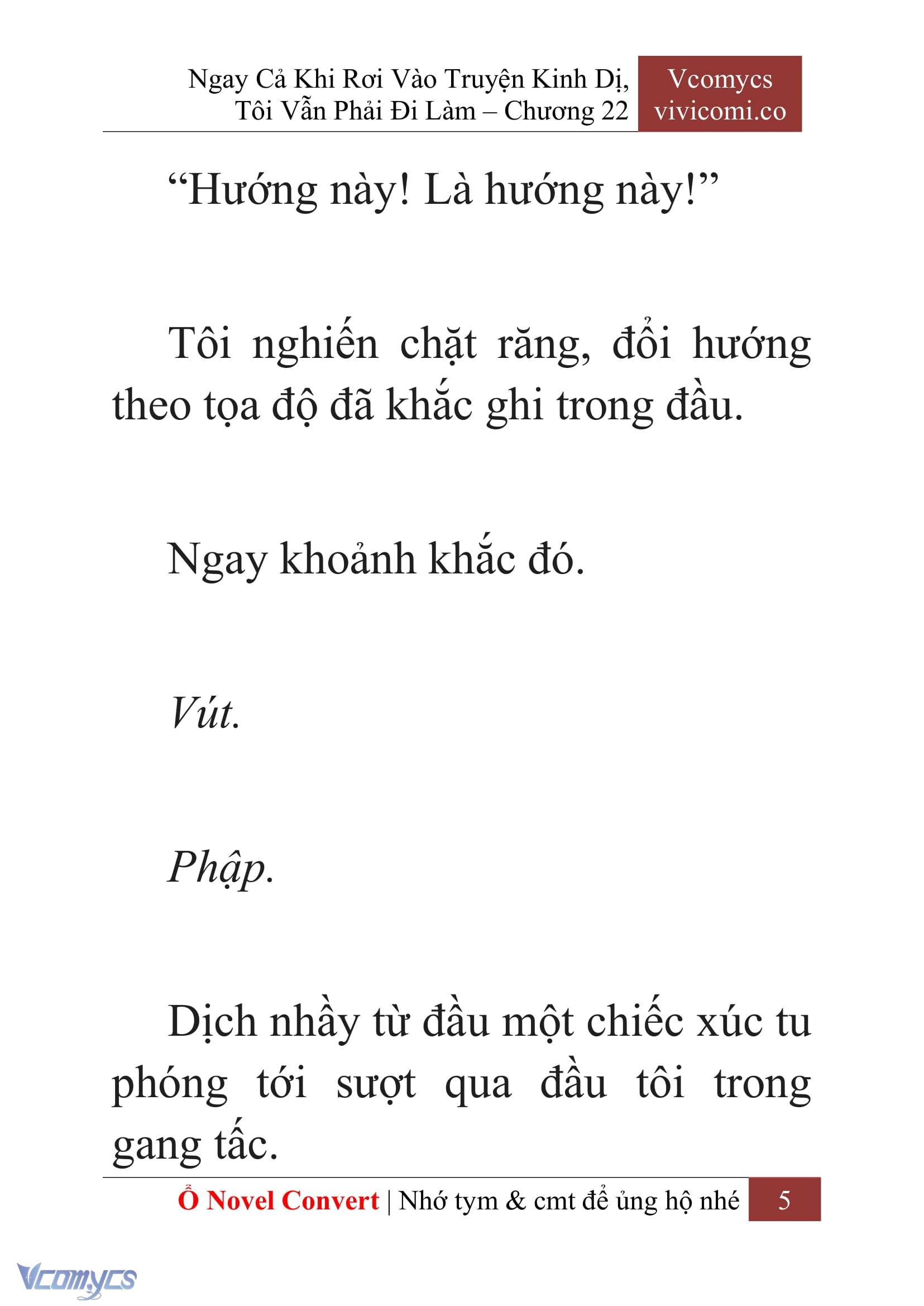 [Novel] Ngay Cả Khi Rơi Vào Truyện Kinh Dị, Tôi Vẫn Phải Đi Làm Chapter 22 - Trang 8