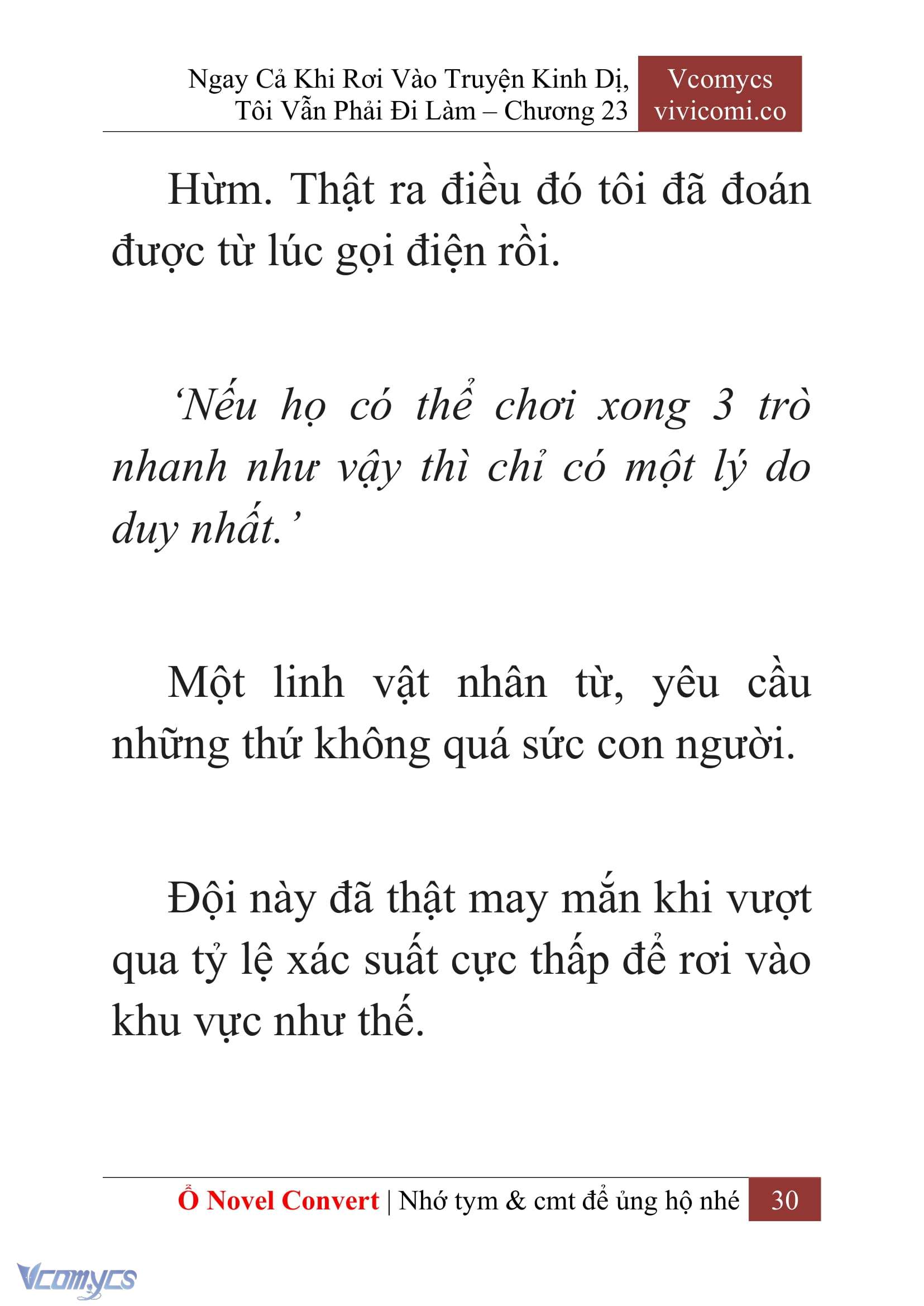 [Novel] Ngay Cả Khi Rơi Vào Truyện Kinh Dị, Tôi Vẫn Phải Đi Làm Chapter 23 - Trang 33