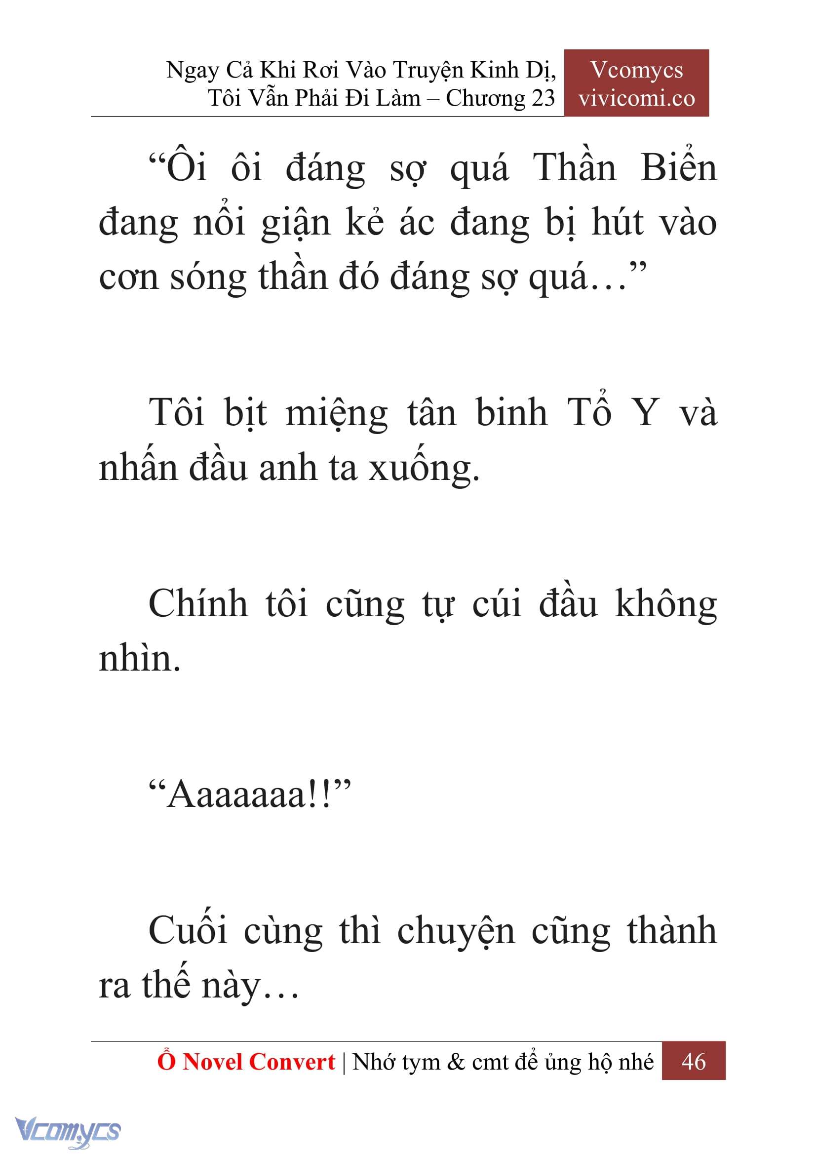[Novel] Ngay Cả Khi Rơi Vào Truyện Kinh Dị, Tôi Vẫn Phải Đi Làm Chapter 23 - Trang 49