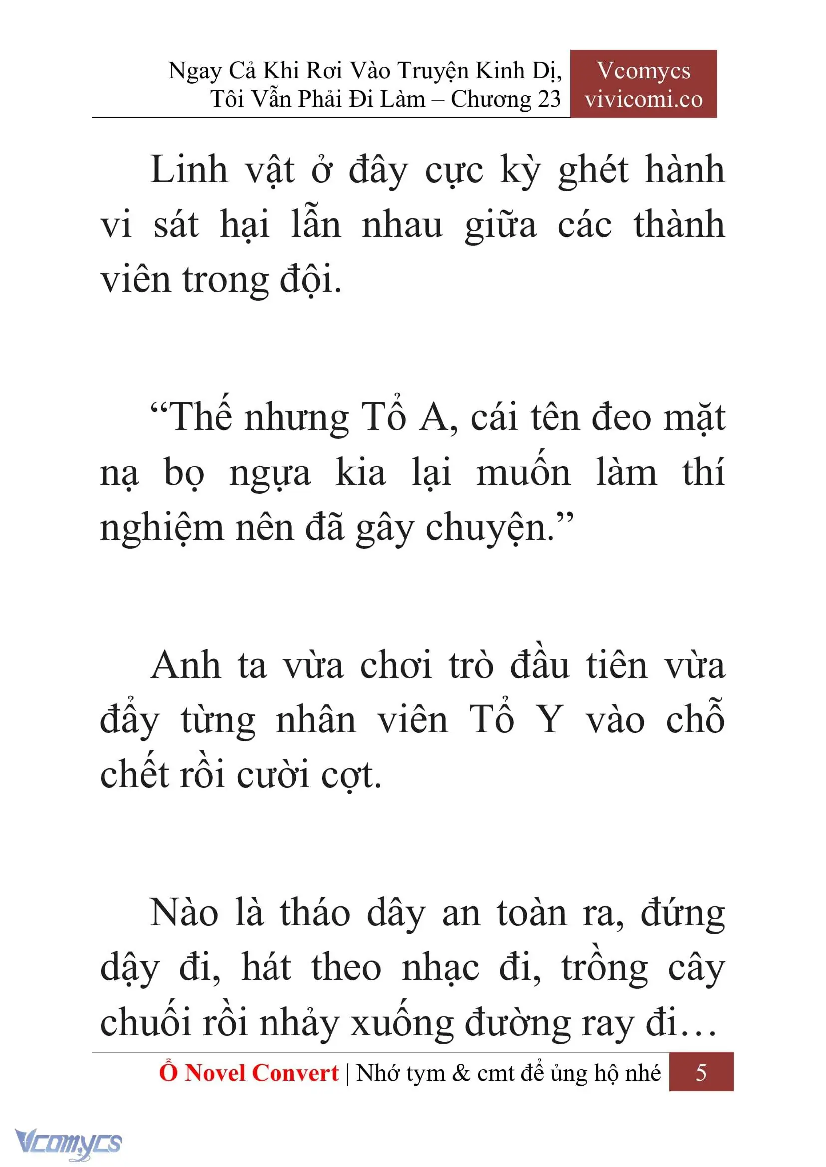 [Novel] Ngay Cả Khi Rơi Vào Truyện Kinh Dị, Tôi Vẫn Phải Đi Làm Chapter 23 - Trang 8