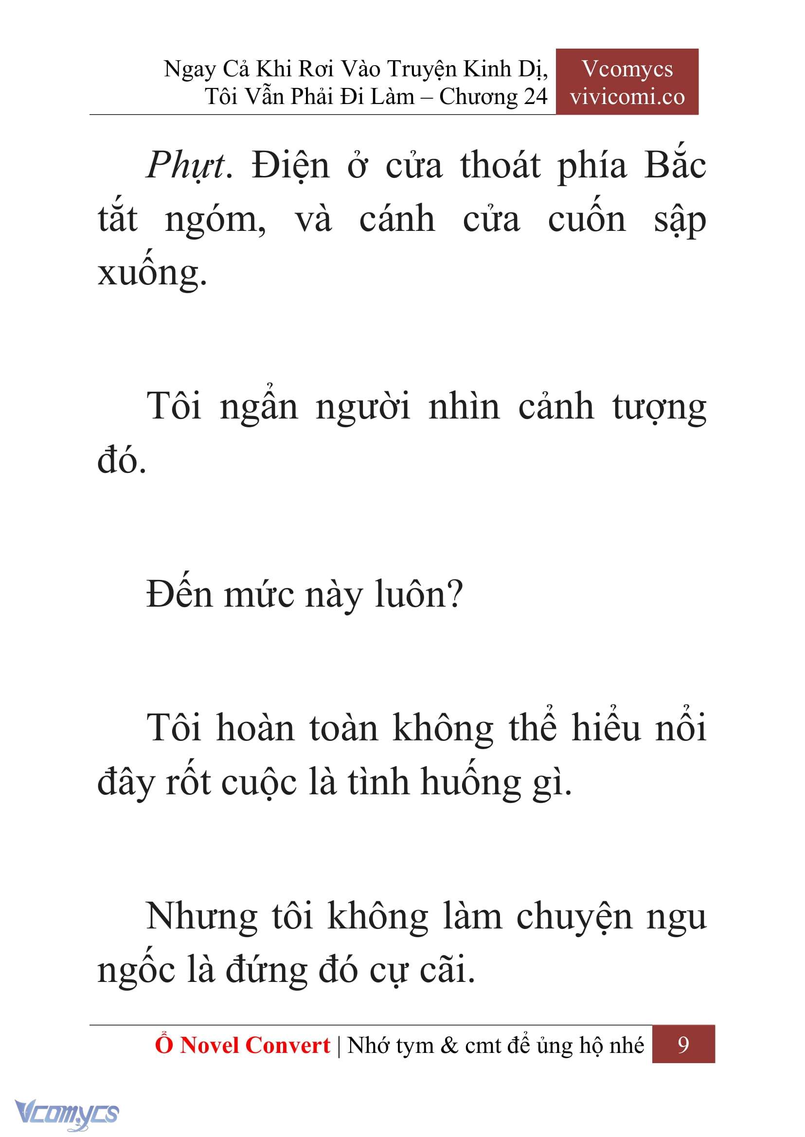 [Novel] Ngay Cả Khi Rơi Vào Truyện Kinh Dị, Tôi Vẫn Phải Đi Làm Chapter 24 - Trang 12