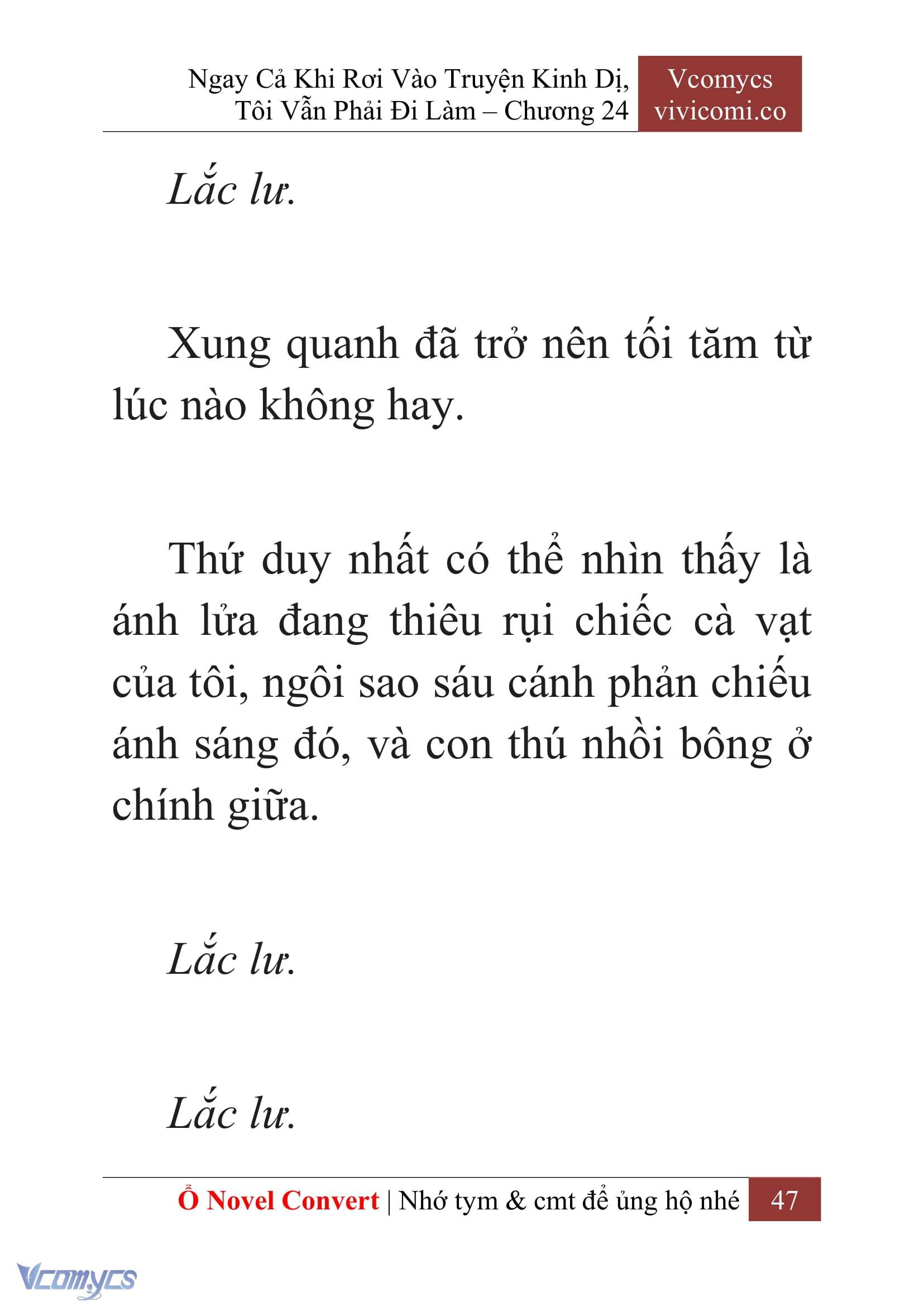 [Novel] Ngay Cả Khi Rơi Vào Truyện Kinh Dị, Tôi Vẫn Phải Đi Làm Chapter 24 - Trang 50